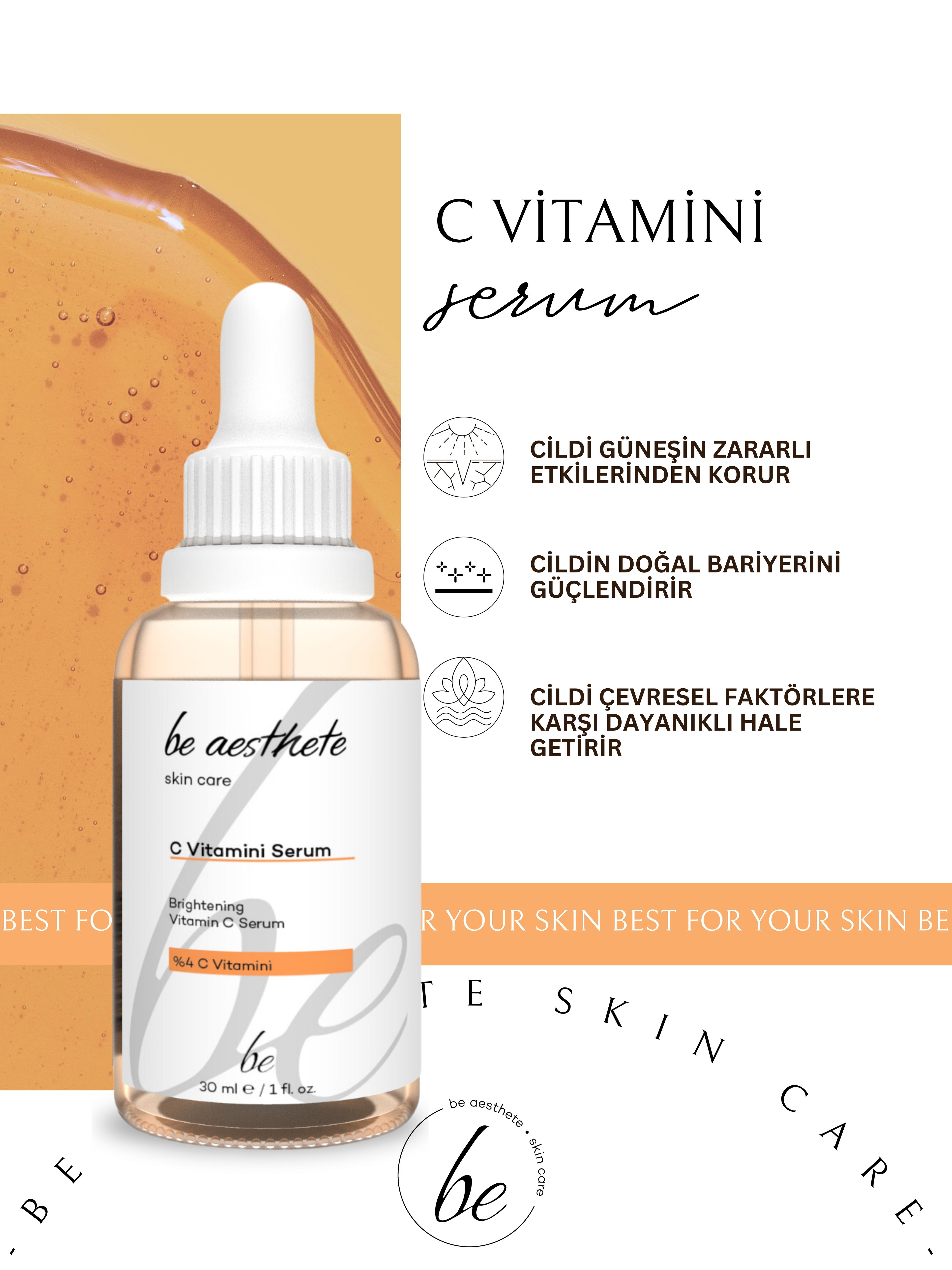 Aydınlatıcı C Vitamini Serum (%4 C Vitamini)