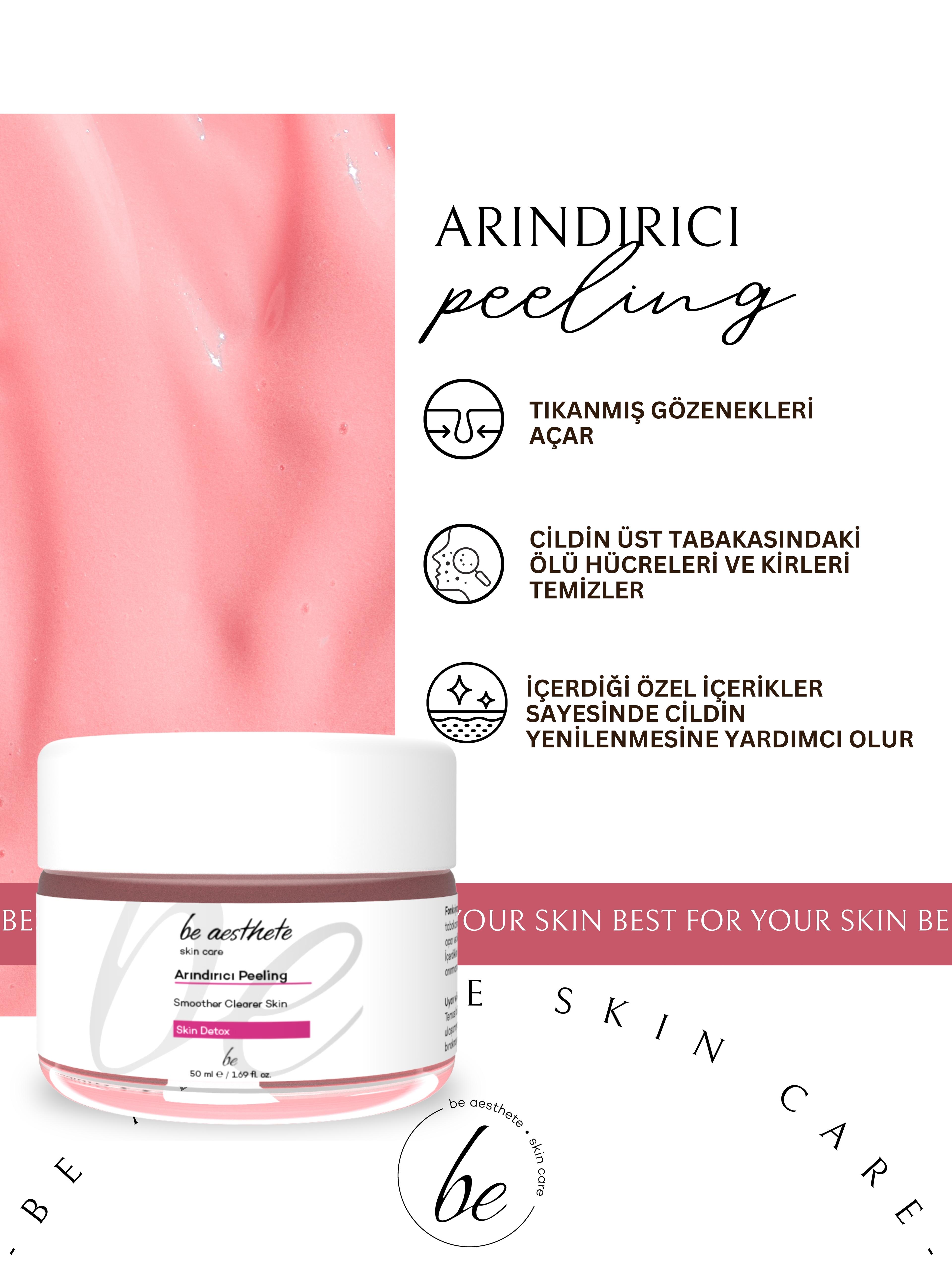 Arındırıcı ve Temizleyici Peeling Maske Tüm Cilt Tipleri 50 ml