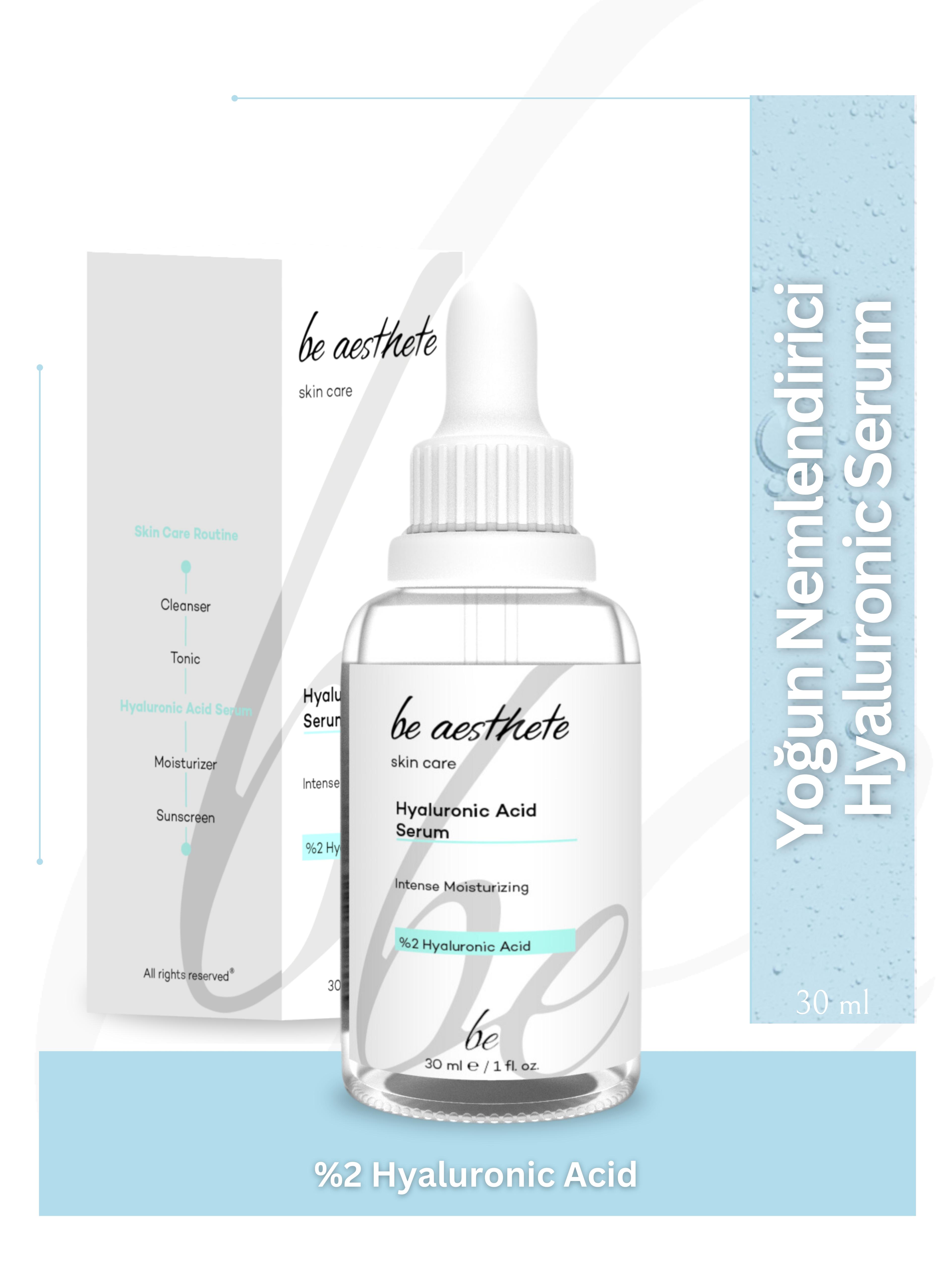 Yoğun Nemlendirici Hyaluronic Serum (%2 Hyaluronic Acid) main variant image