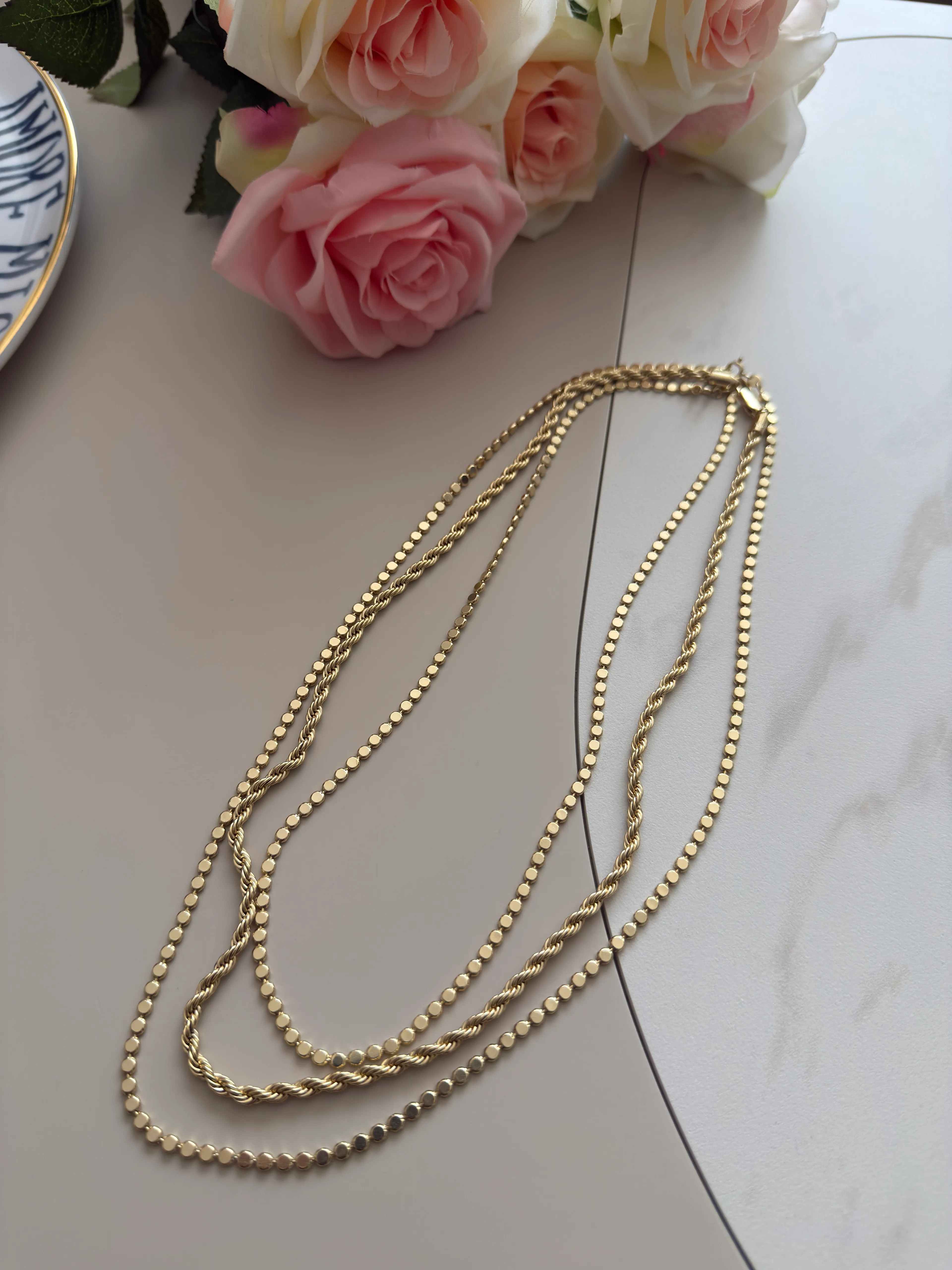 Vip 14k Burgu Kolye Kombini 