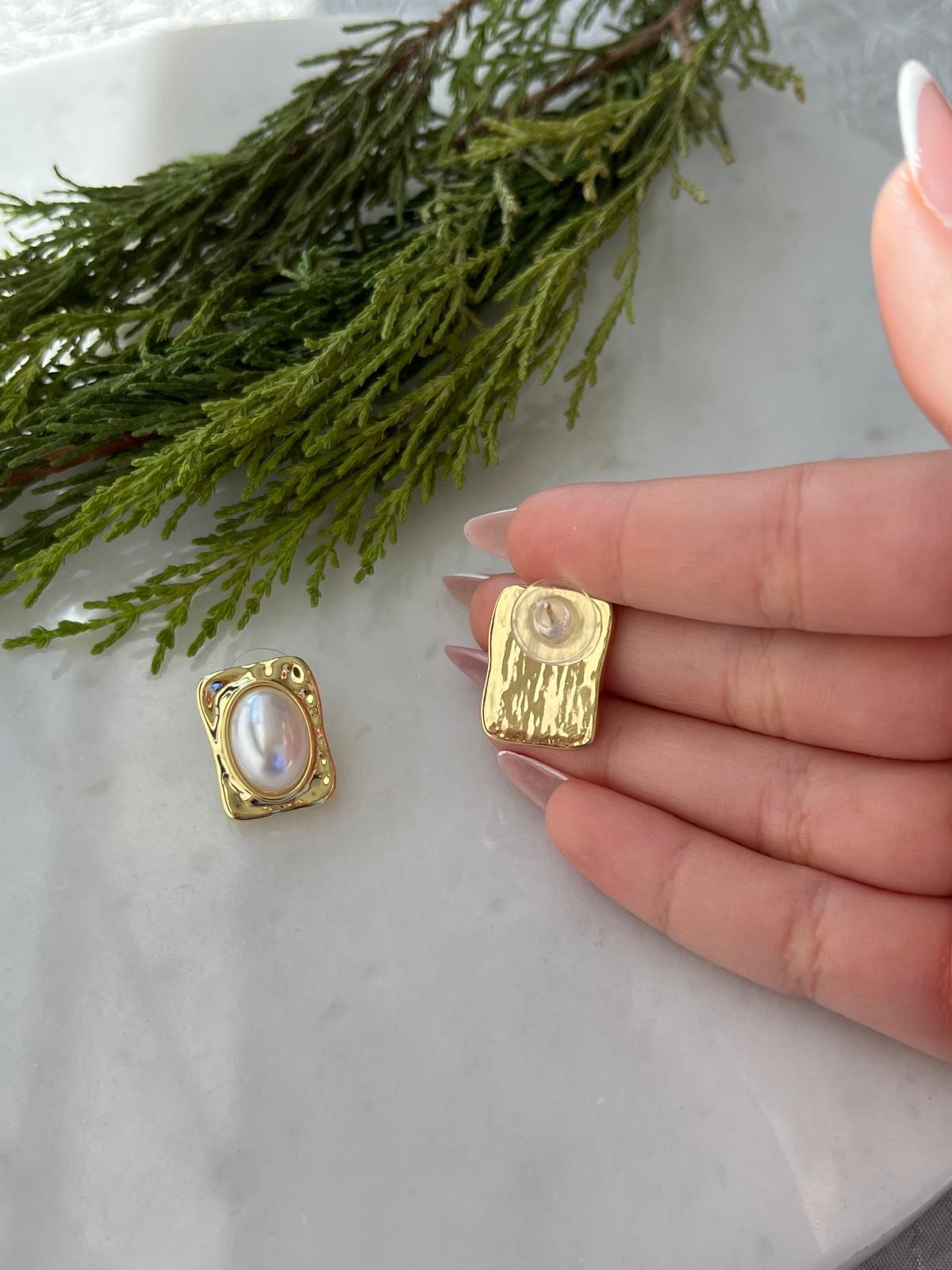 Vip 14k İnci Küpe