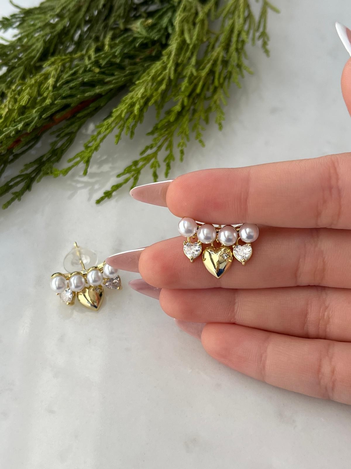 Vip 14K Çoklu Görünümlü İnci Küpe
