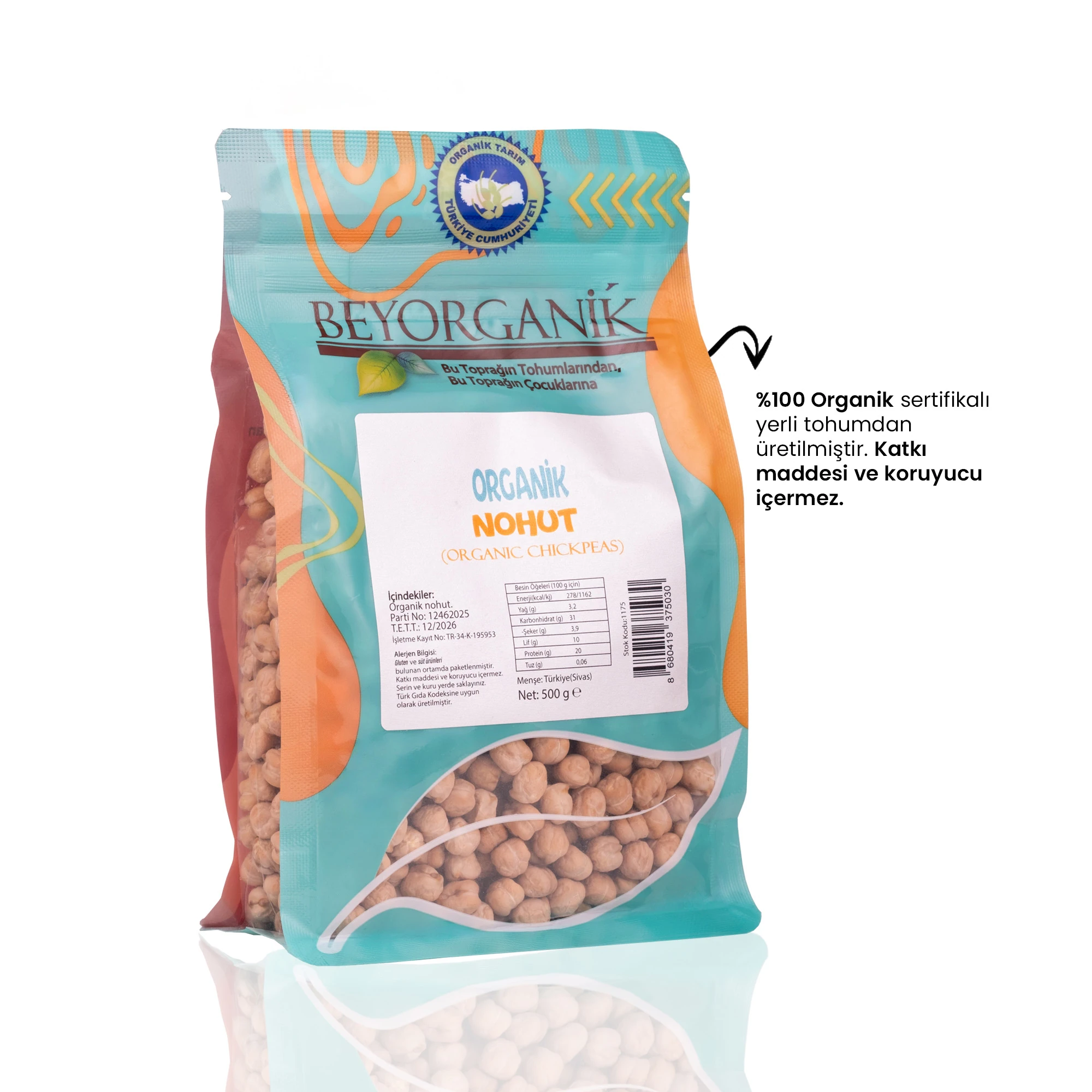 Organik Nohut 500 gr