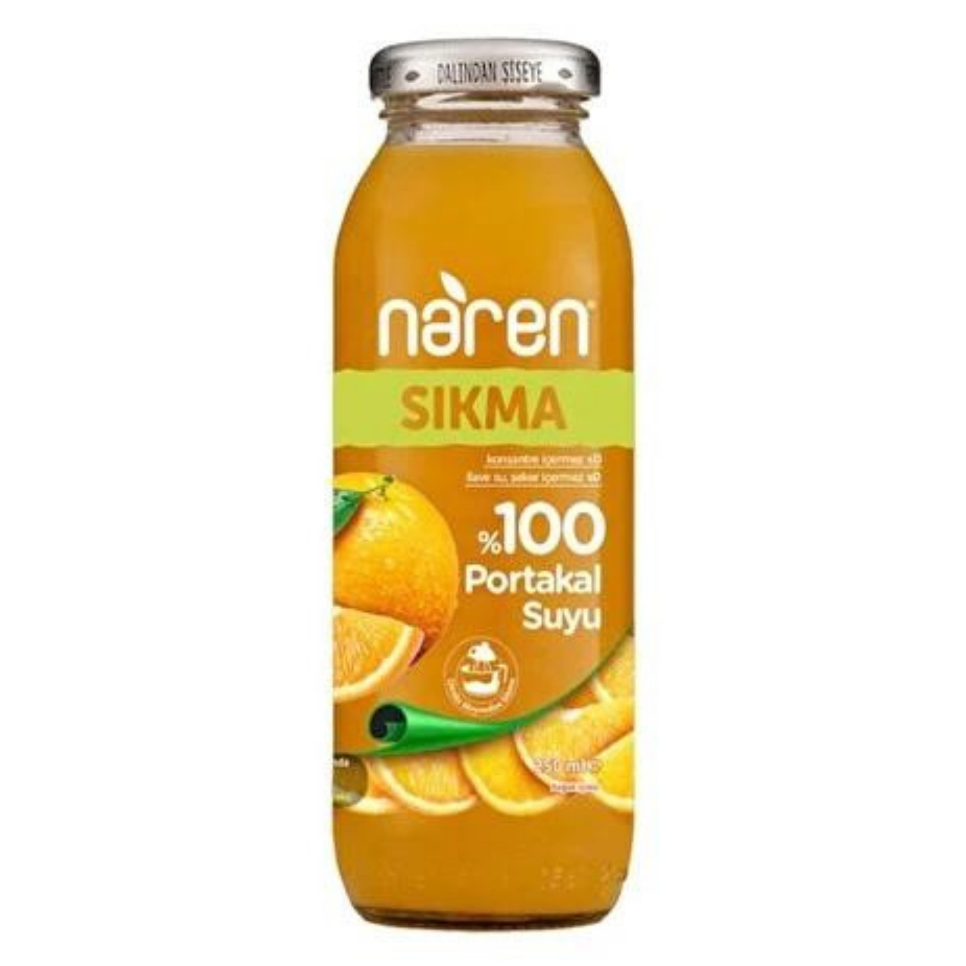 Naren %100 Sıkma Portakal Suyu 250ml