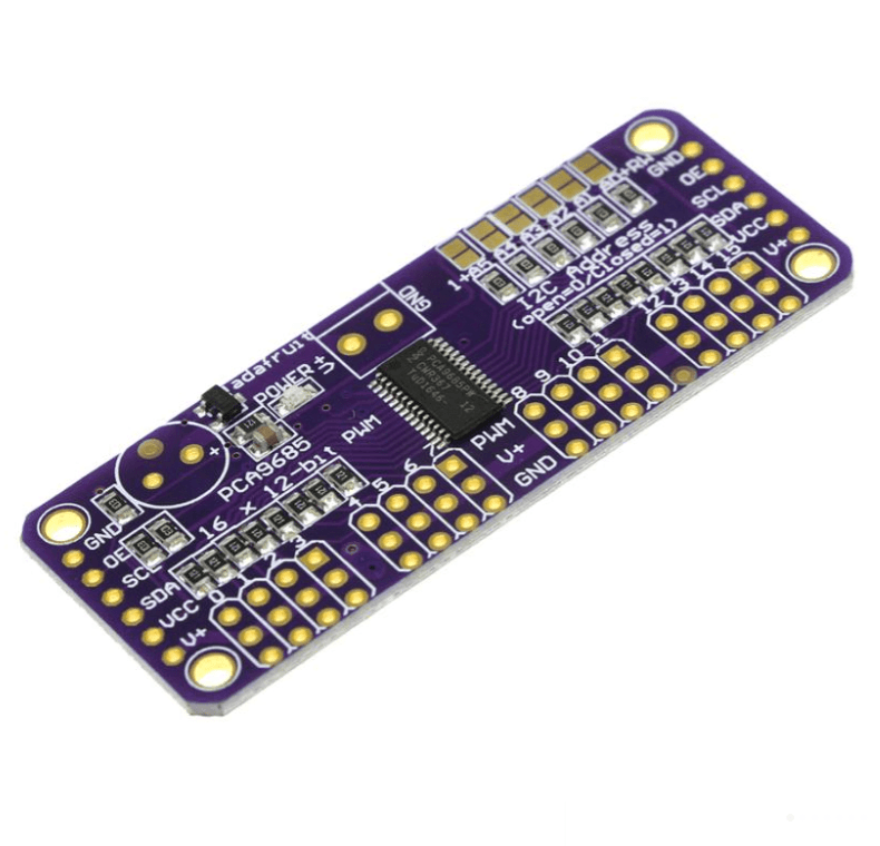 PCA9685 16 Kanal I2C PWM/Servo Sürücü Kartı (Klon)