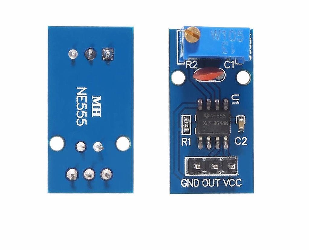 NE555 Ayarlanabilir Pulse Kare Dalga Osilatör Modülü