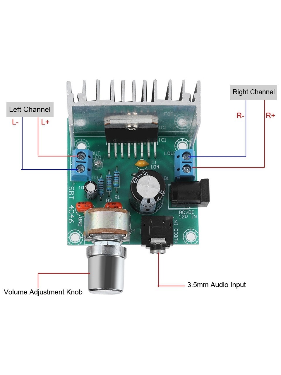 TDA7297 2x15W Çift Kanal Amfi Devresi