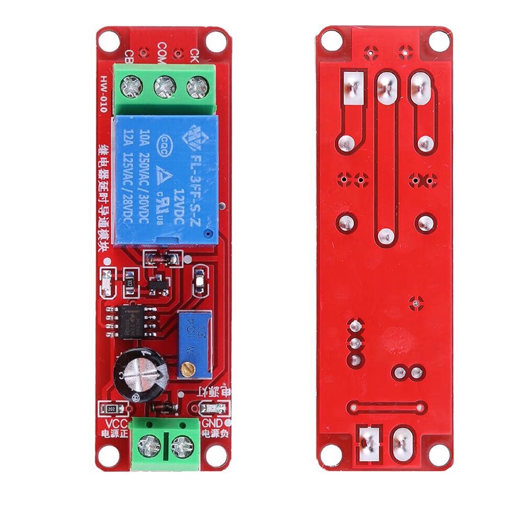 NE555 Zaman Ayarlı Röle Modülü 12V