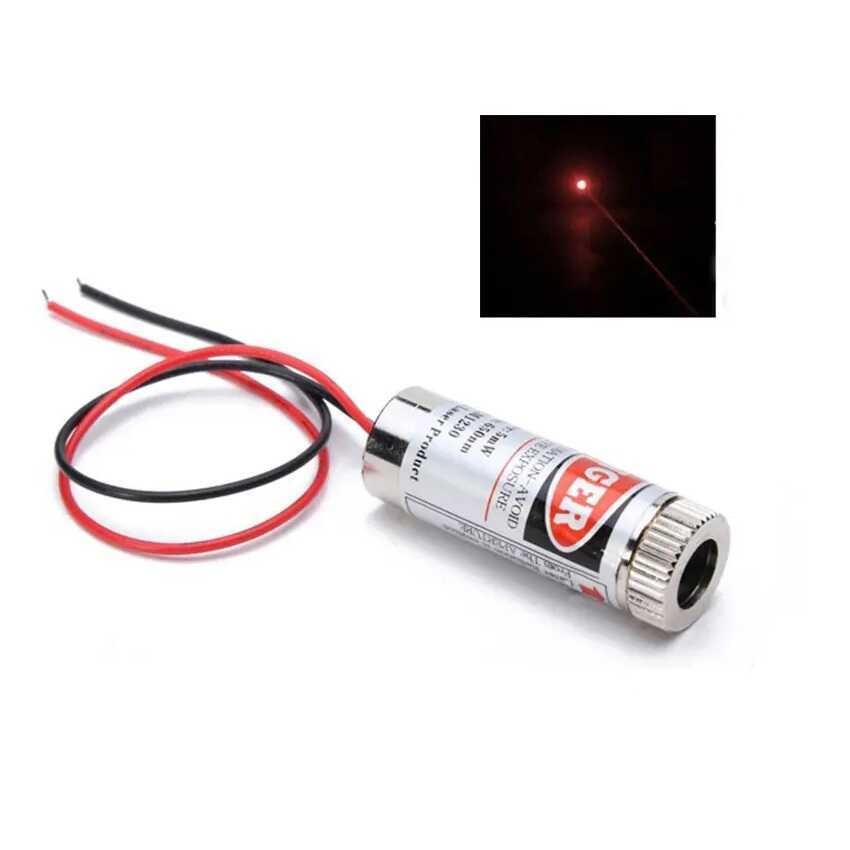 12mm 650nm 5mw Kırmızı Nokta Kafalı Lazer