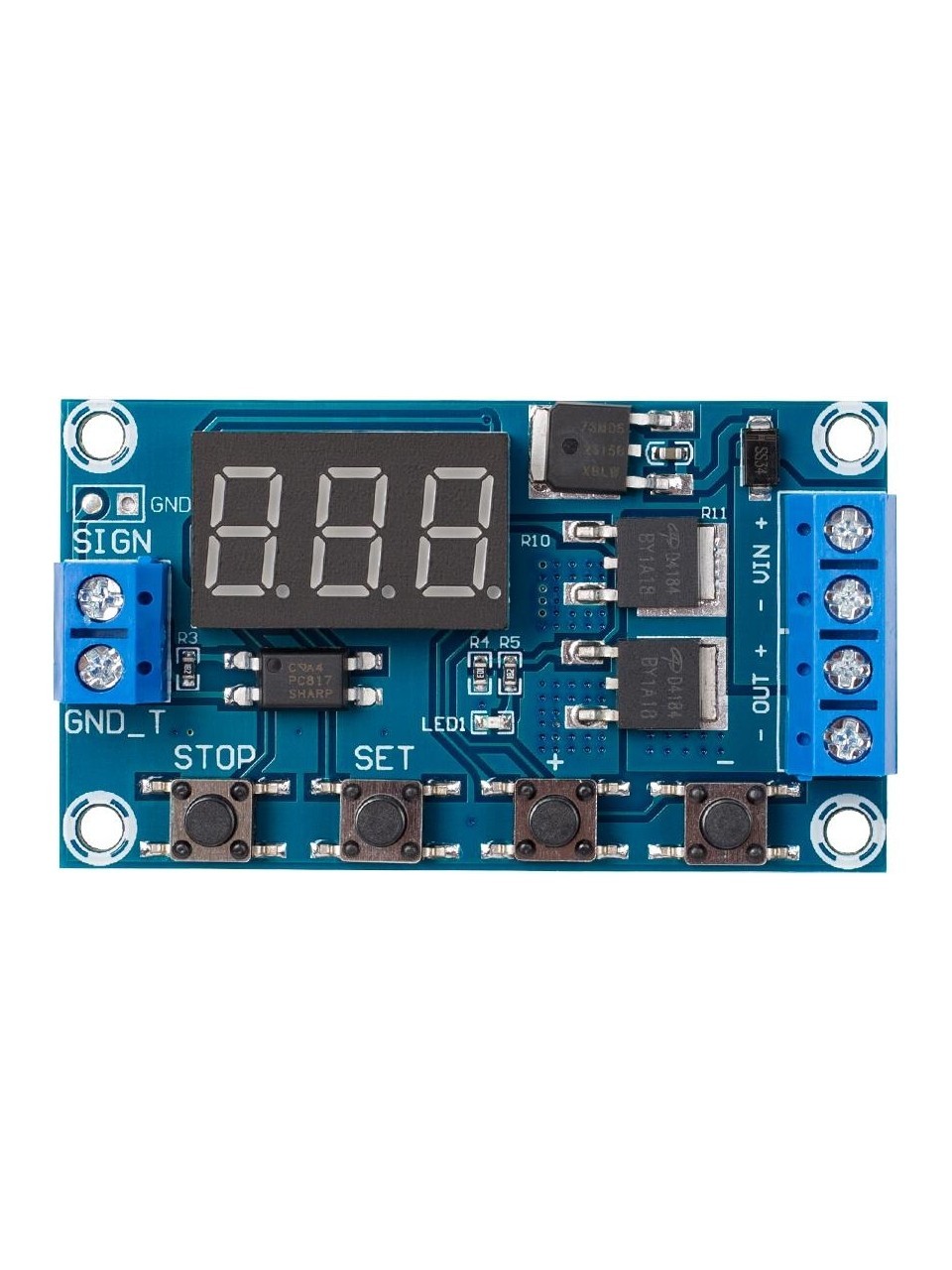 Zaman Ayarlı Modül 5-36V Mosfet Çıkışlı