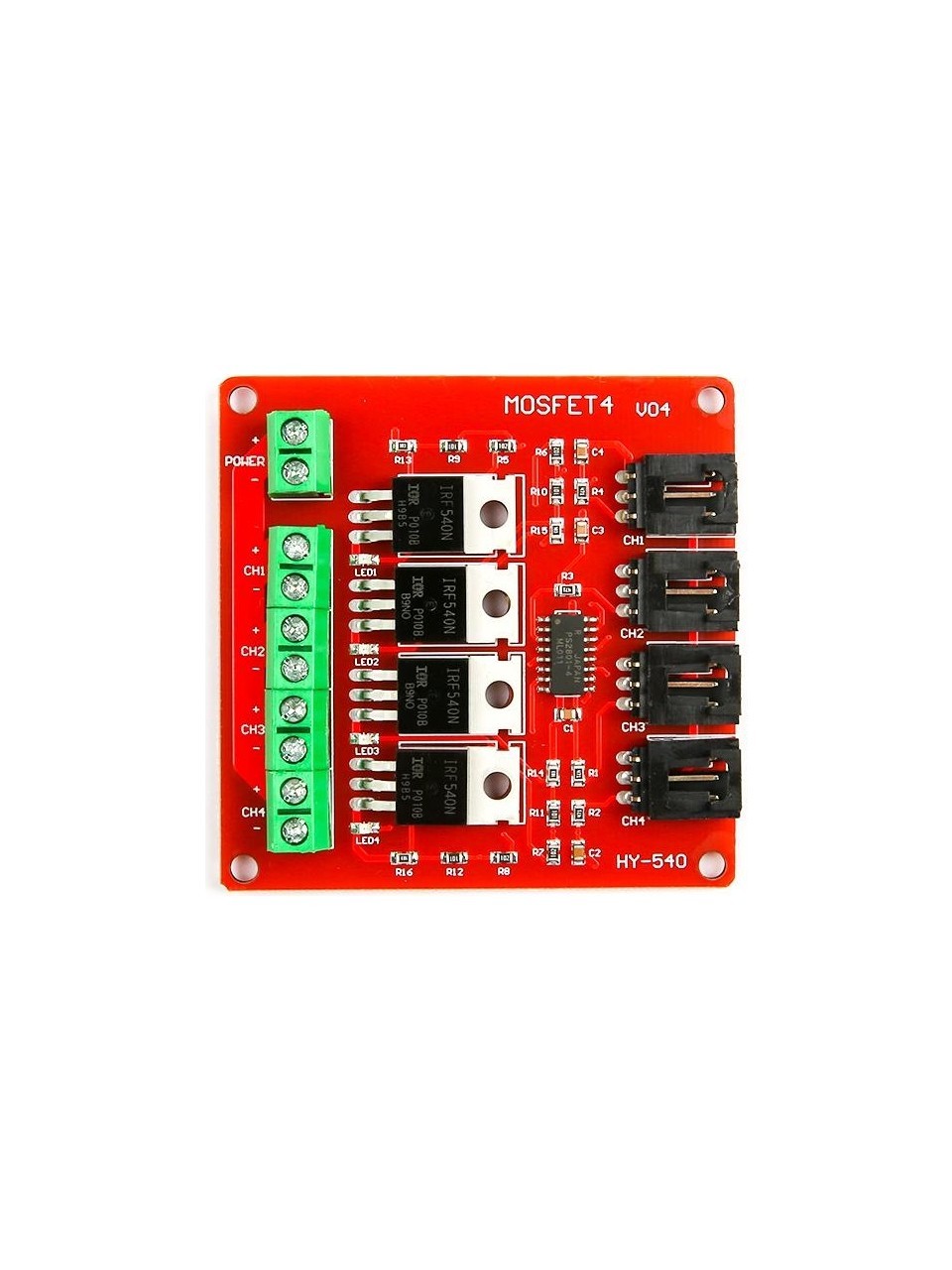 Arduino 4 Kanal IRF540 Mosfet Modülü