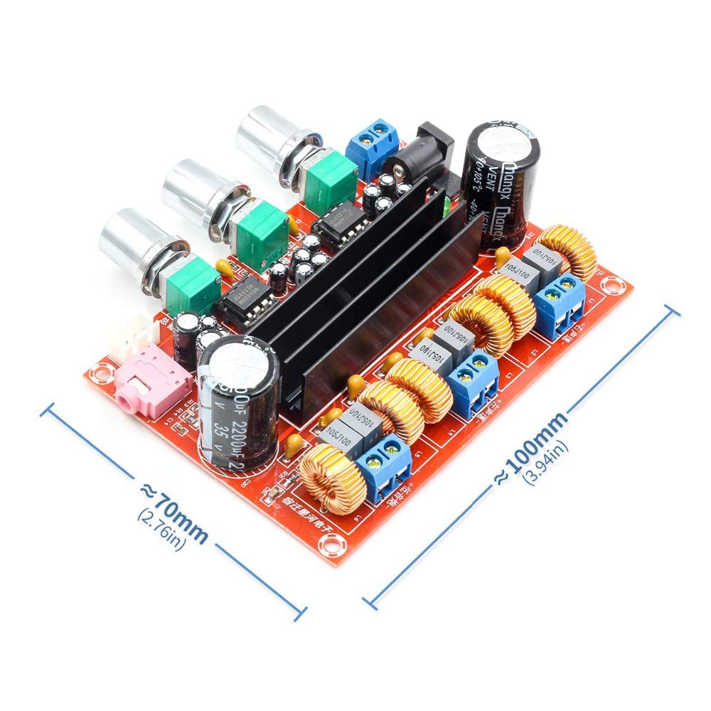2+1 Anfi Devresi 2 x 80W + 100W TPA3116D2 Amplifikatör Amfi