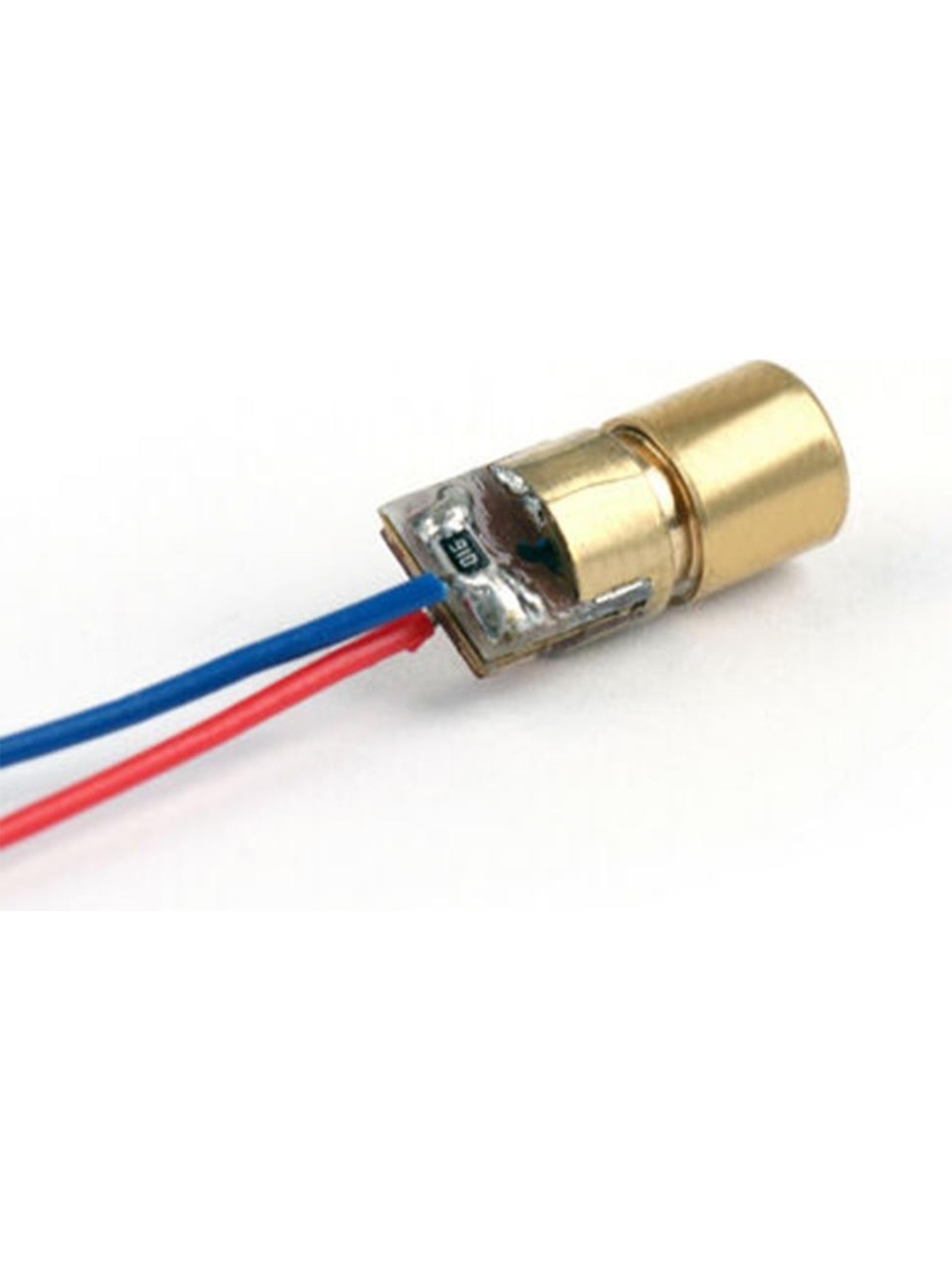 6mm 650nm 5mW Kırmızı Nokta Kafalı Bakır Lazer