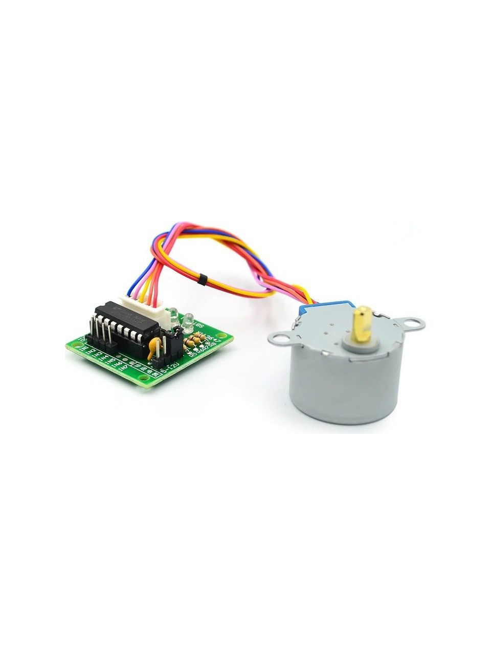 28 BYJ-48 Redüktörlü Step Motor ve ULN2003A Step Motor Sürücü Kartı