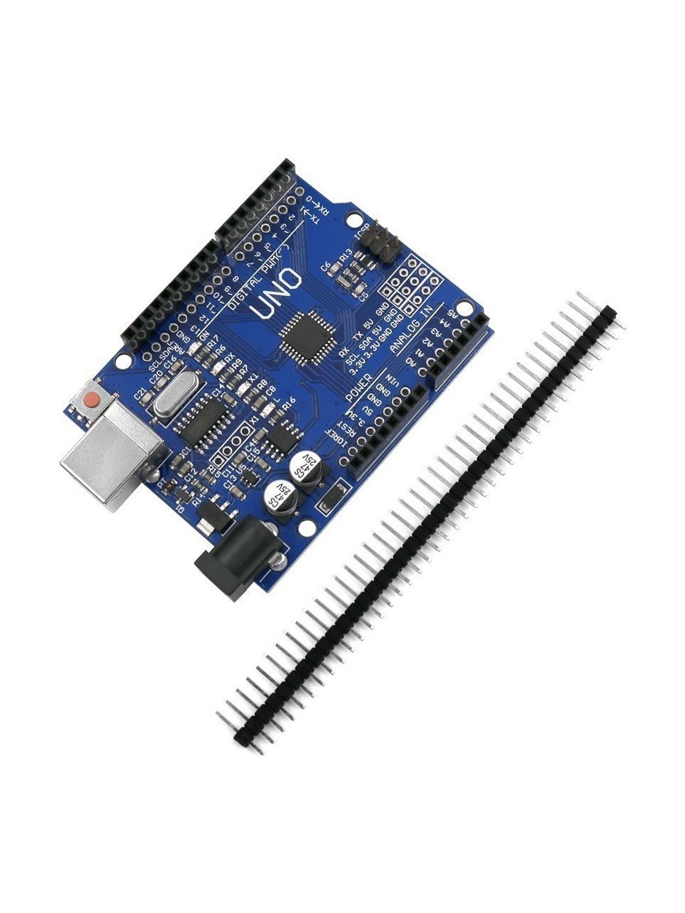 Arduino UNO R3 Klon - USB Kablo Hediyeli - (USB Chip CH340)