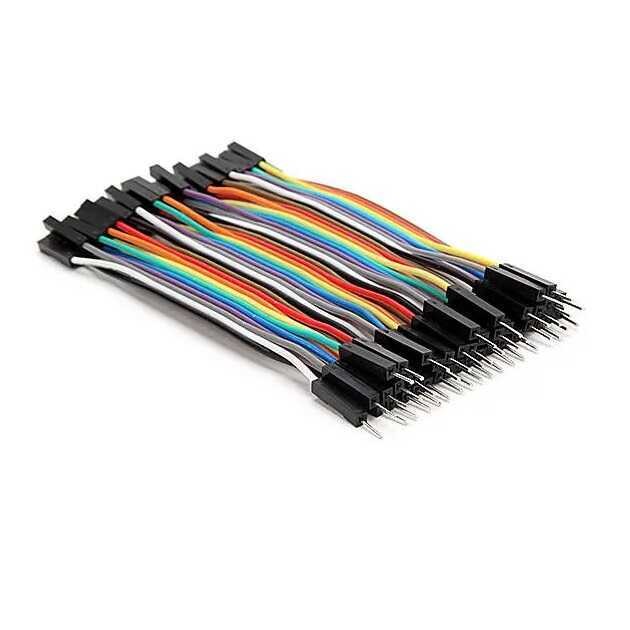 10cm 40'lı jumper kablo erkek-dişi