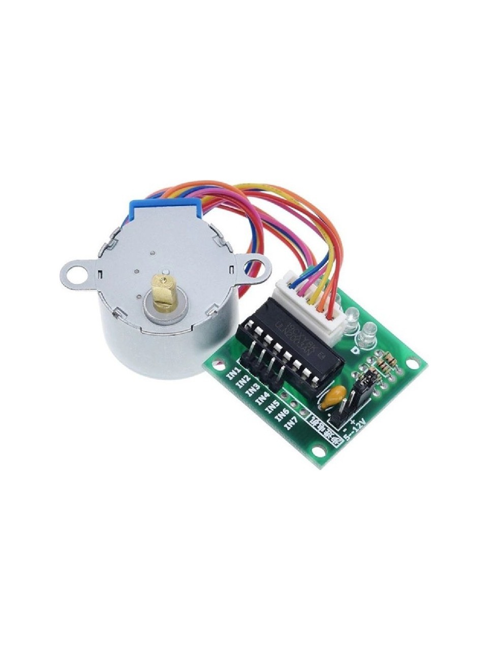 28 BYJ-48 Redüktörlü Step Motor ve ULN2003A Step Motor Sürücü Kartı