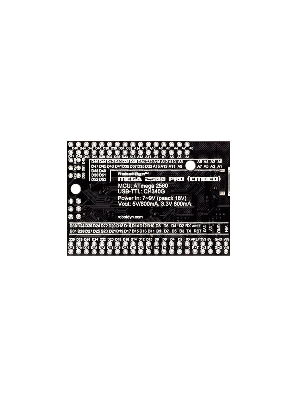 Arduino Mega 2560 Pro Mini (CH340G)