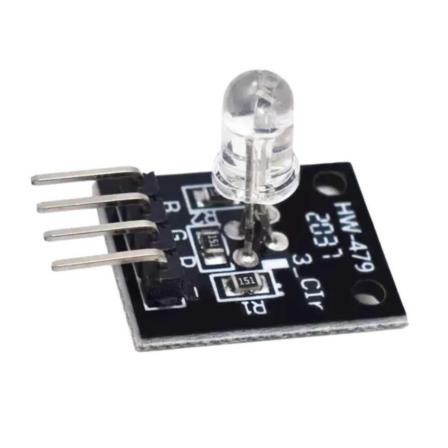 3 Renkli RGB Led Modülü - 5 mm RGB Led