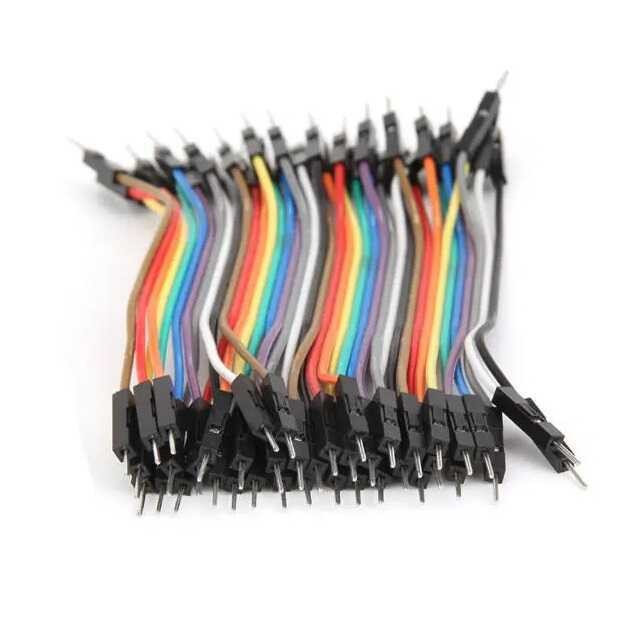 10cm 40'lı jumper kablo erkek-erkek