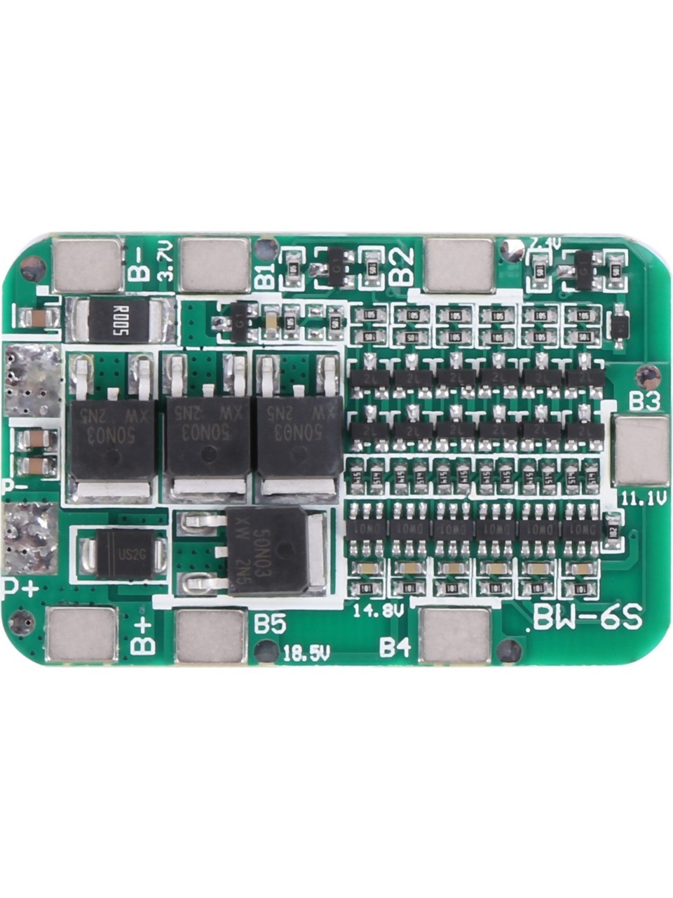 6S 15A 24V Li-Ion 18650 BMS PCM Pil Koruma Modülü (6 Hücre Li-Ion/LiPo Pil)