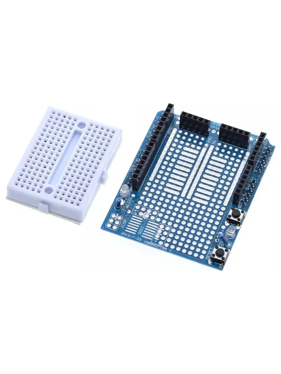 Mini Breadboardlu Arduino UNO R3 Proto Shield Kiti