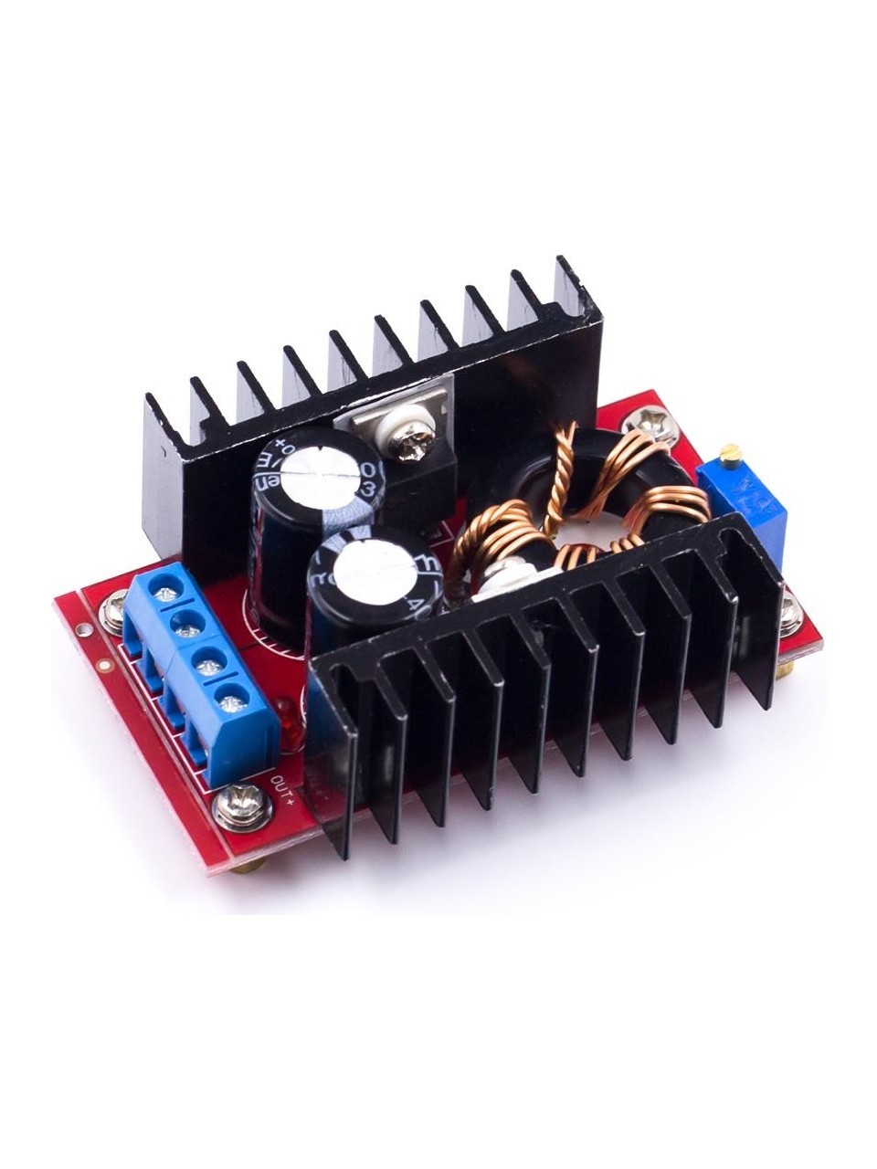 150W Ayarlanabilir Boost Converter Modül 10-32V'den 12-35V'a Gerilim Yükseltici