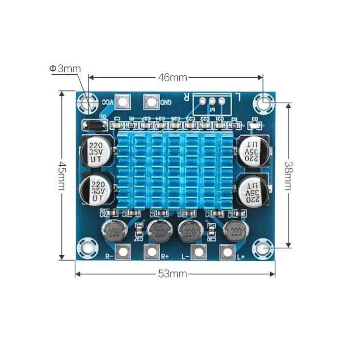 2x30 Watt TPA3110 Çİpli 8-26V Dijital Amfi Devresi Amplifikatör