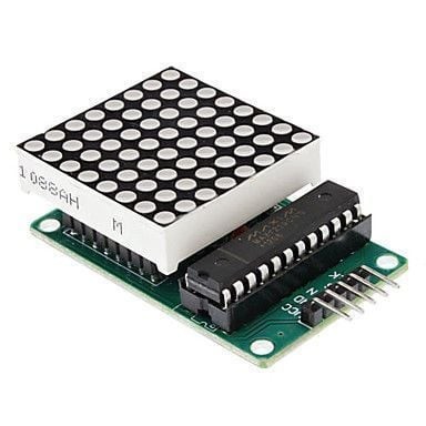 8x8 Kırmızı Dot Matrix Board