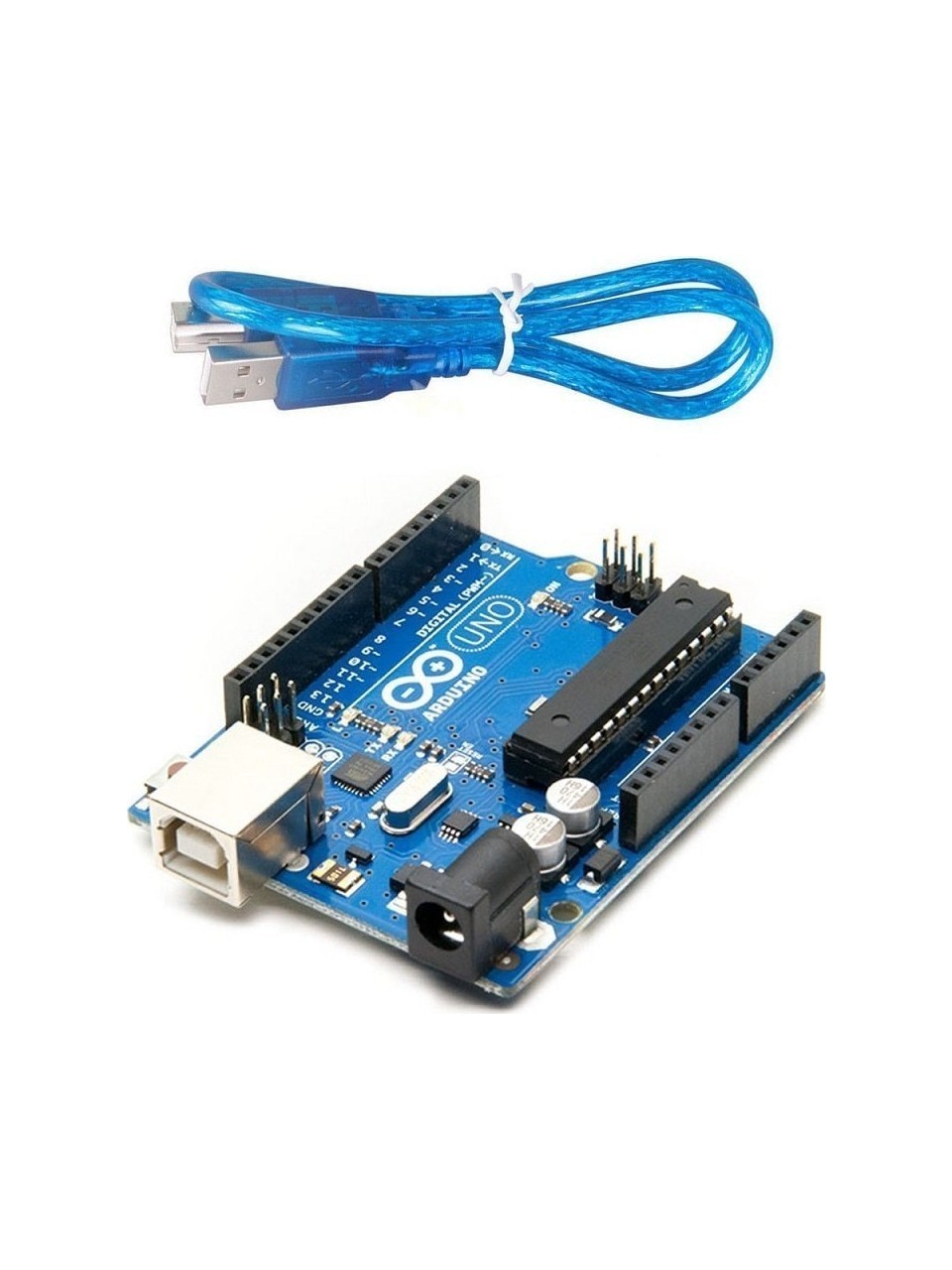 Arduino UNO R3 Dip (Klon) + USB Kablo Hediyeli