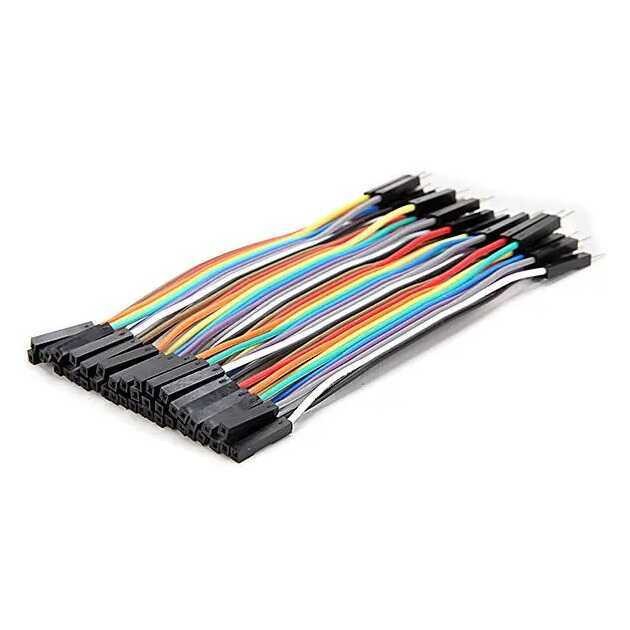 10cm 40'lı jumper kablo erkek-dişi