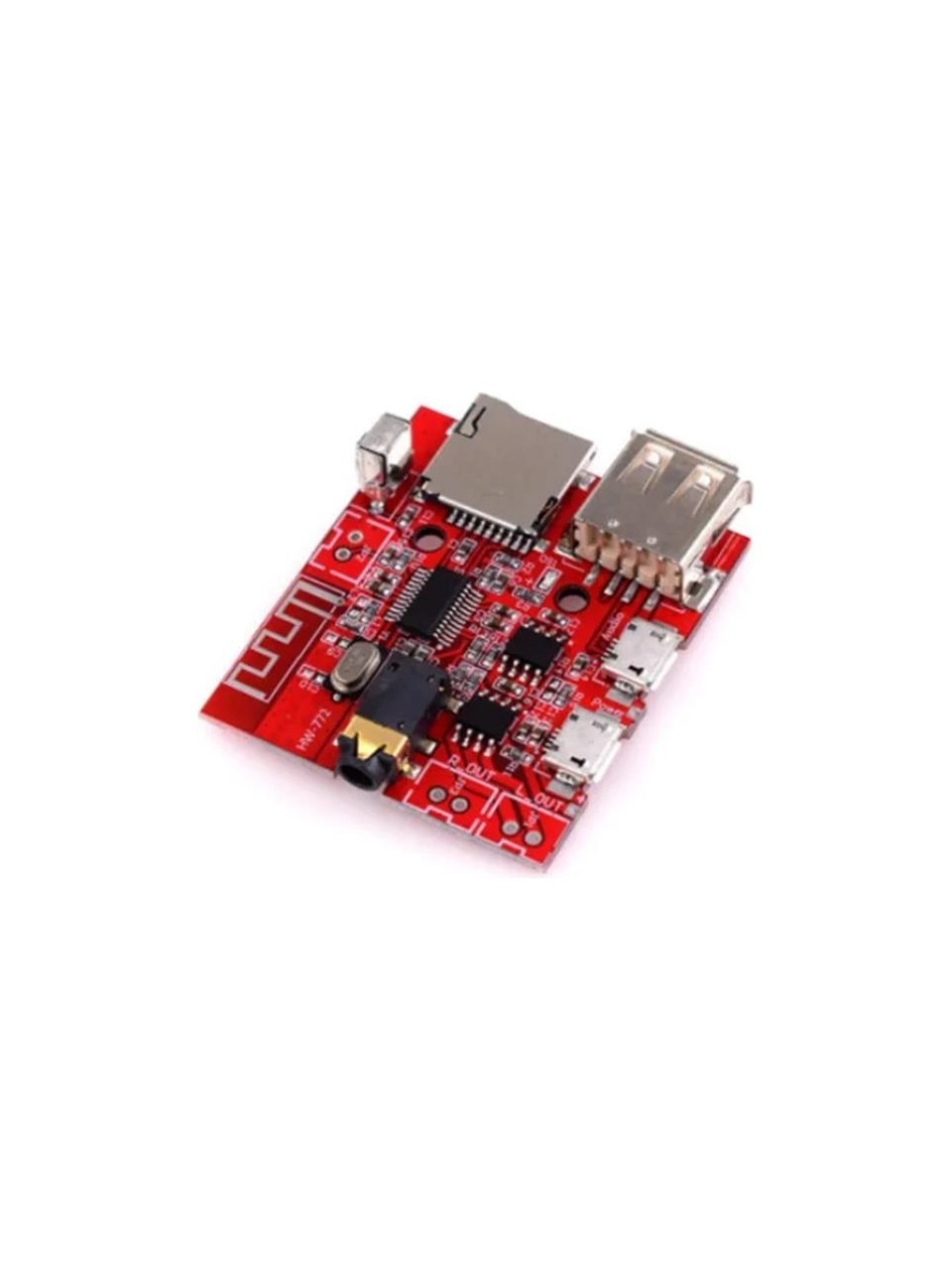 Bluetooth MP3 Modülü (SD Kart Girişi, USB 2.0, Uzaktan Kumanda)