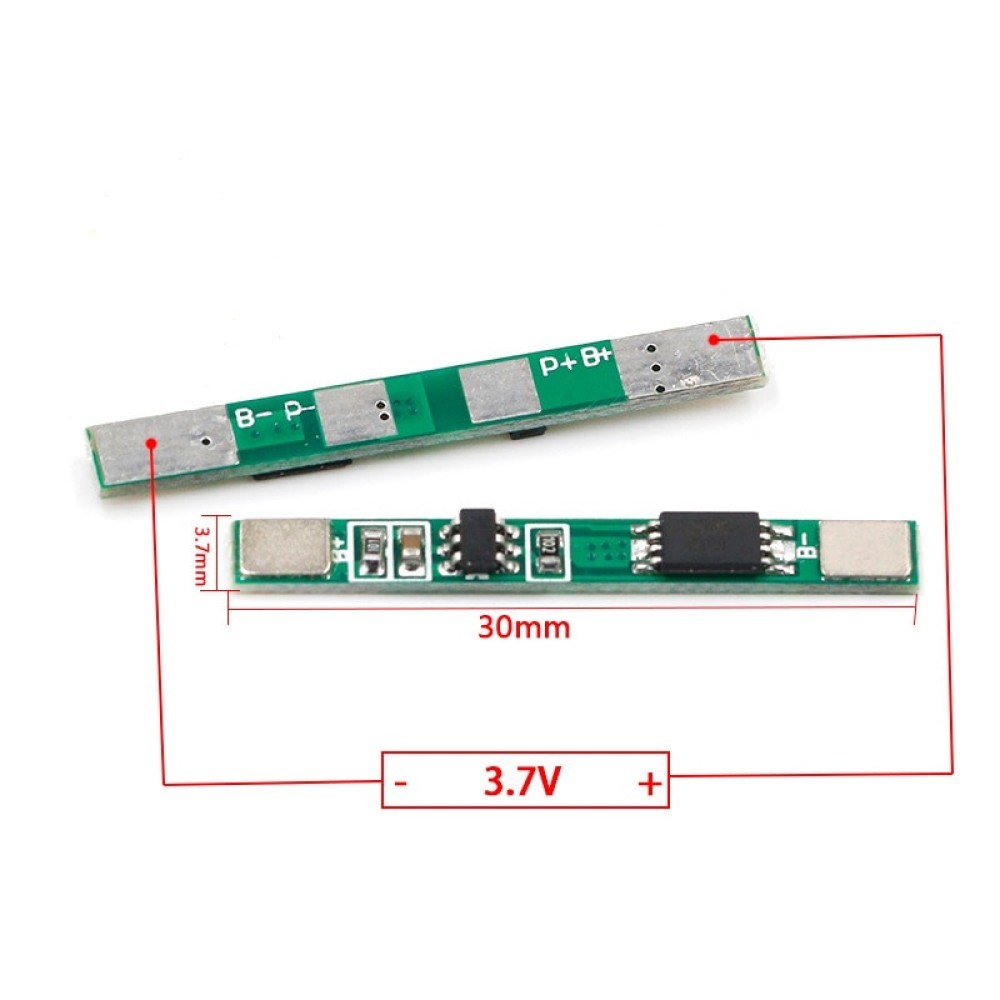 1S 3.7V 3A Li-ion BMS 18650 Lipo Pil Koruma Devresi