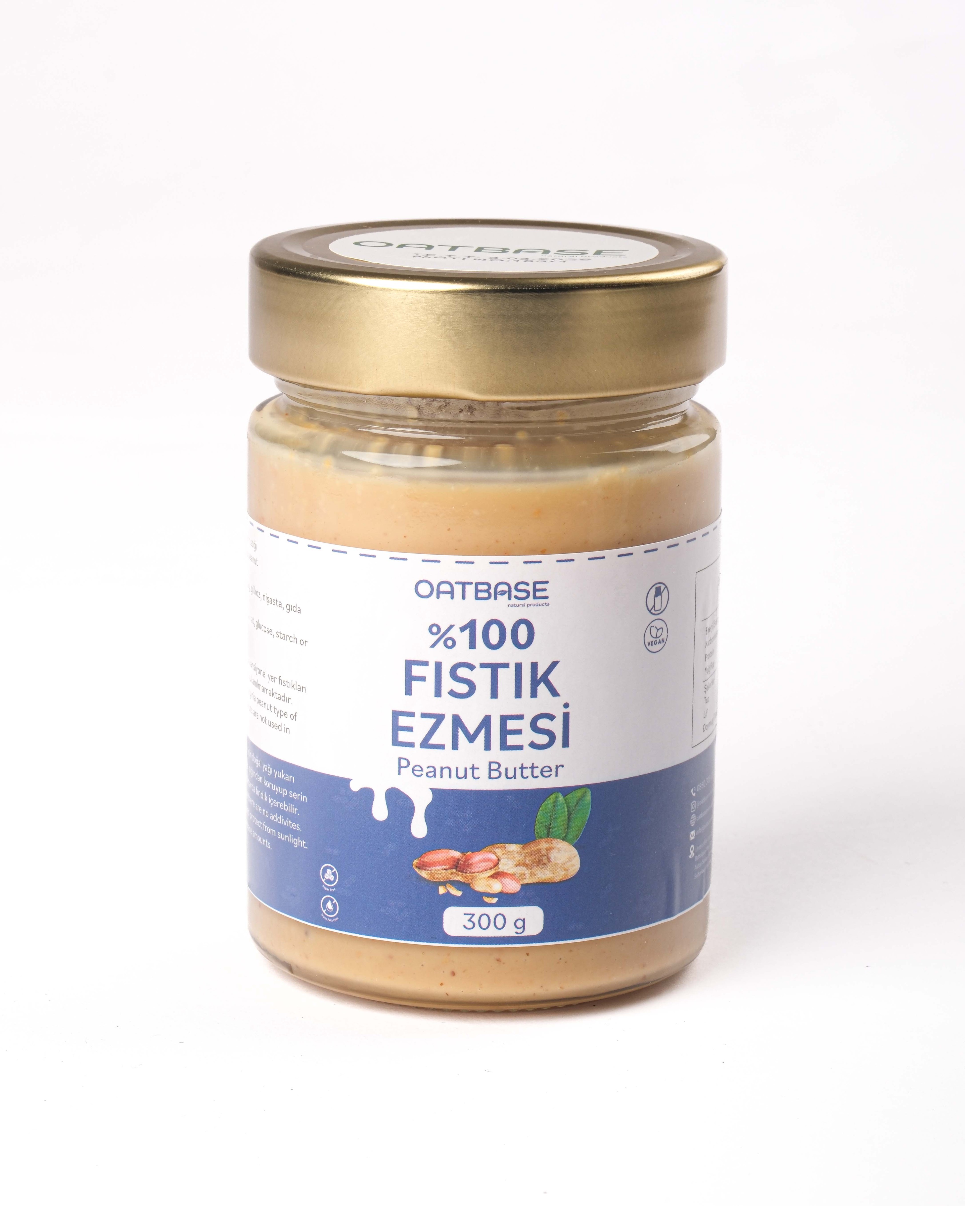 %100 Yer Fıstığı Ezmesi 300G