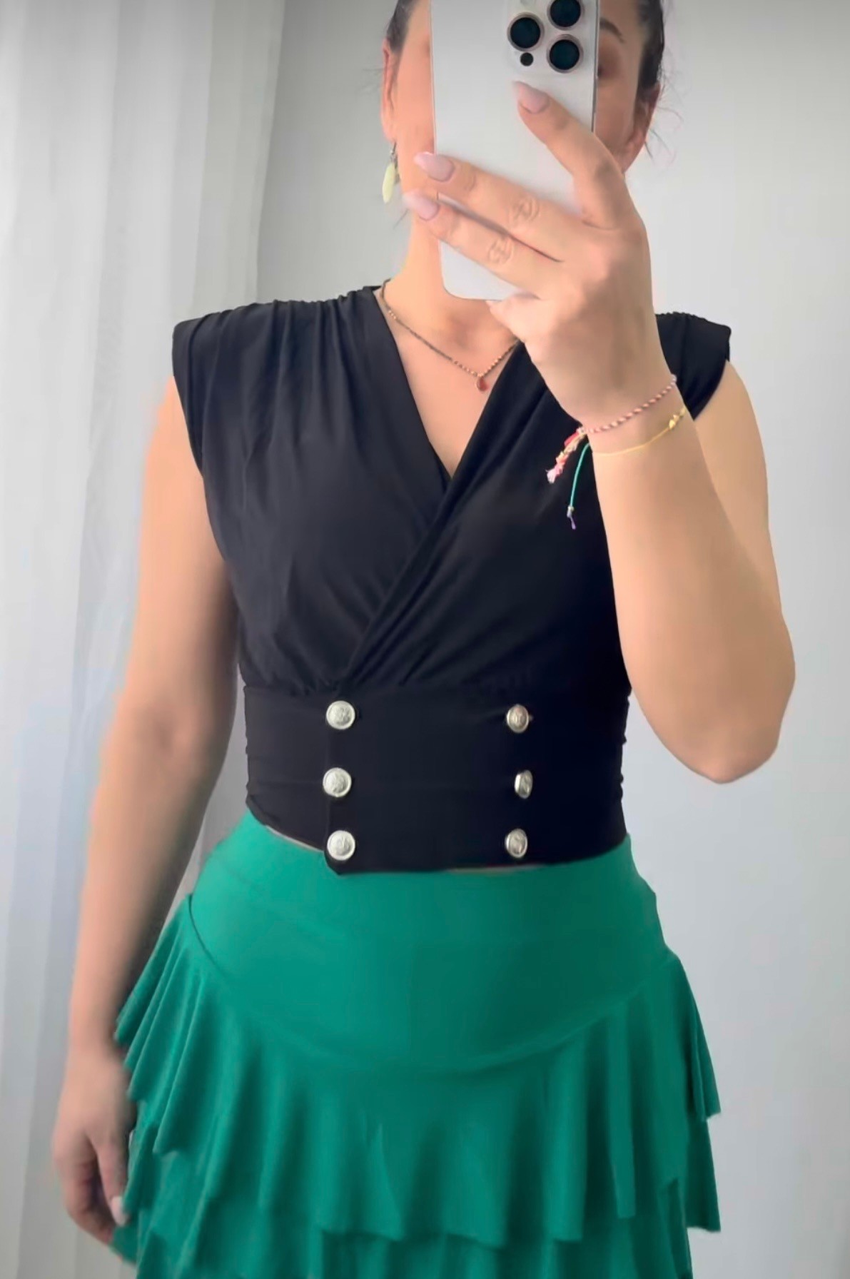 Sandy Kumaş Bluz 