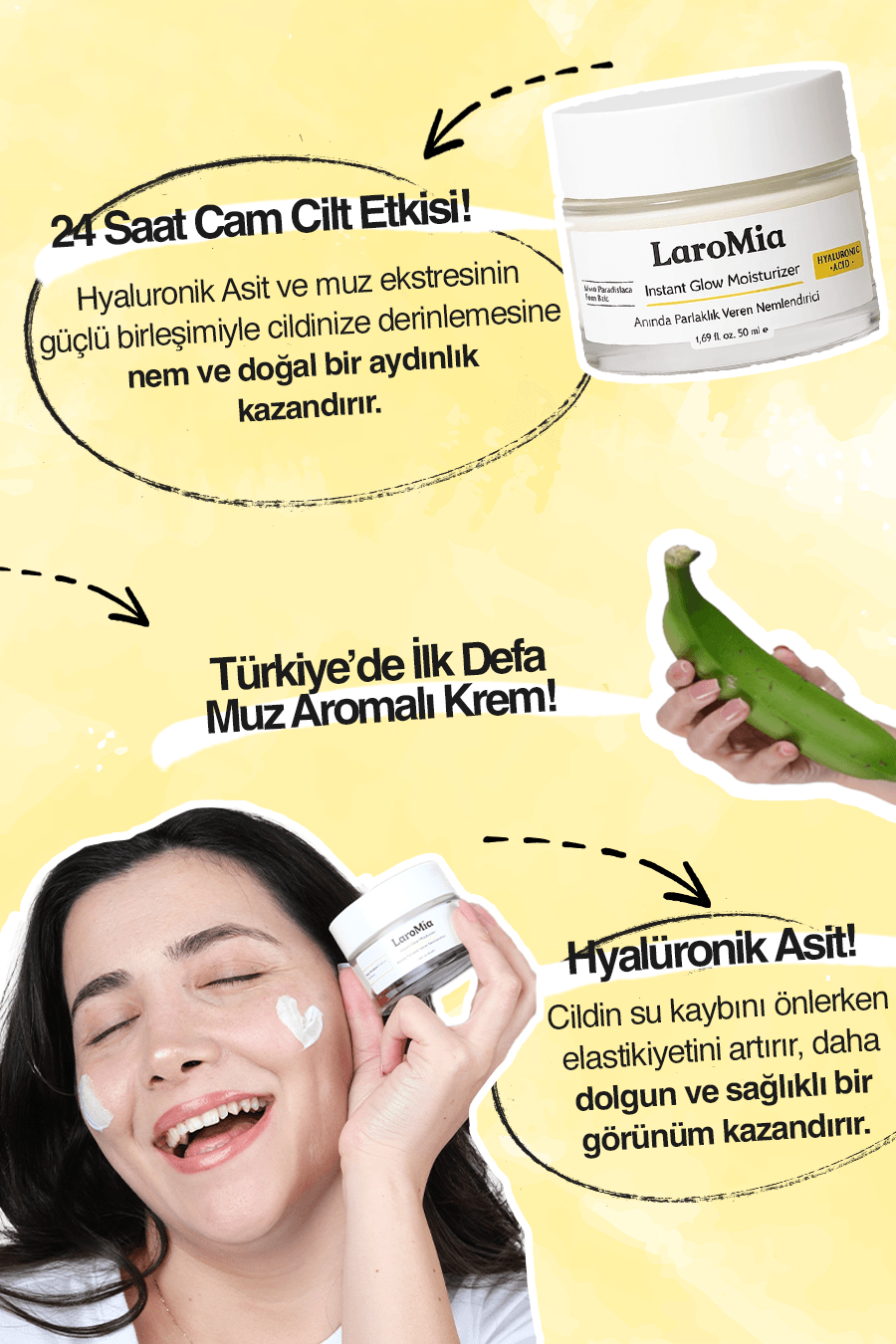 Anında Parlaklık Etkili Nemlendirici Krem