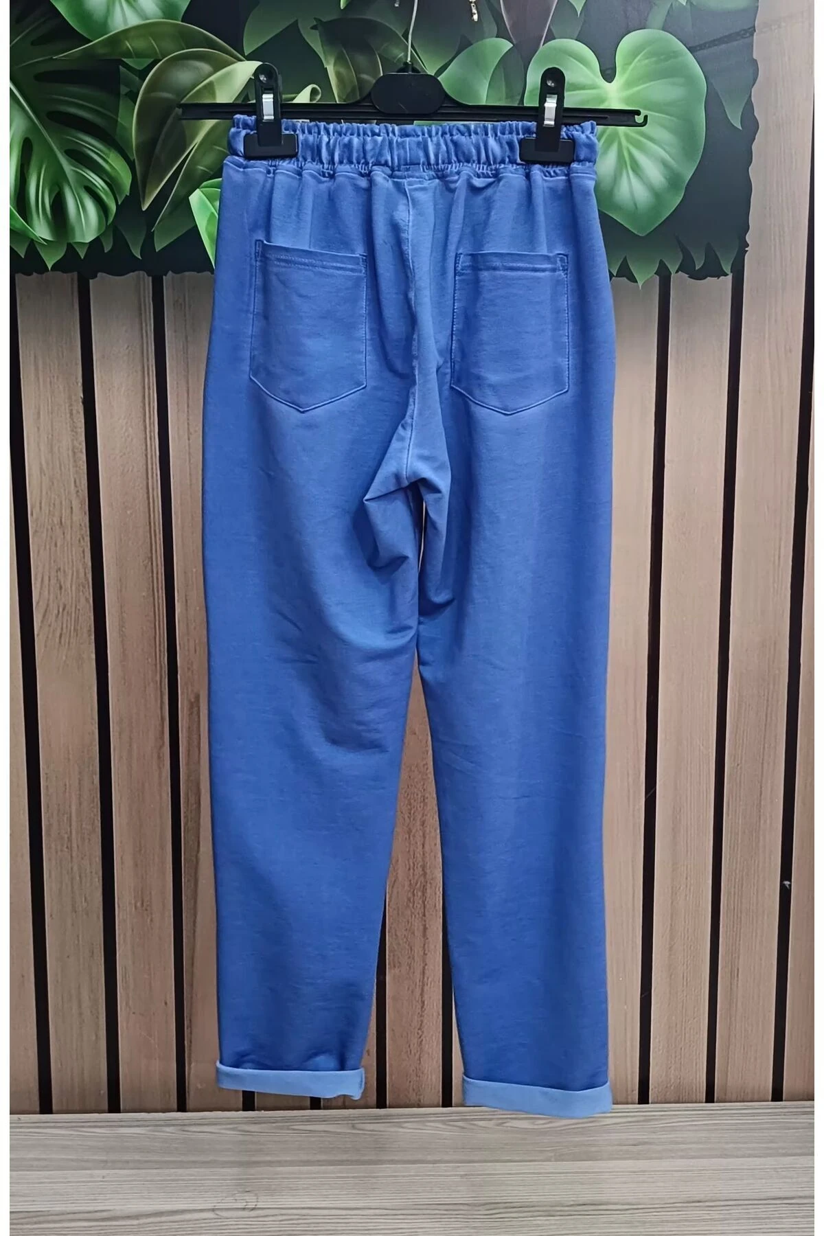 Mavi payetli eşofman