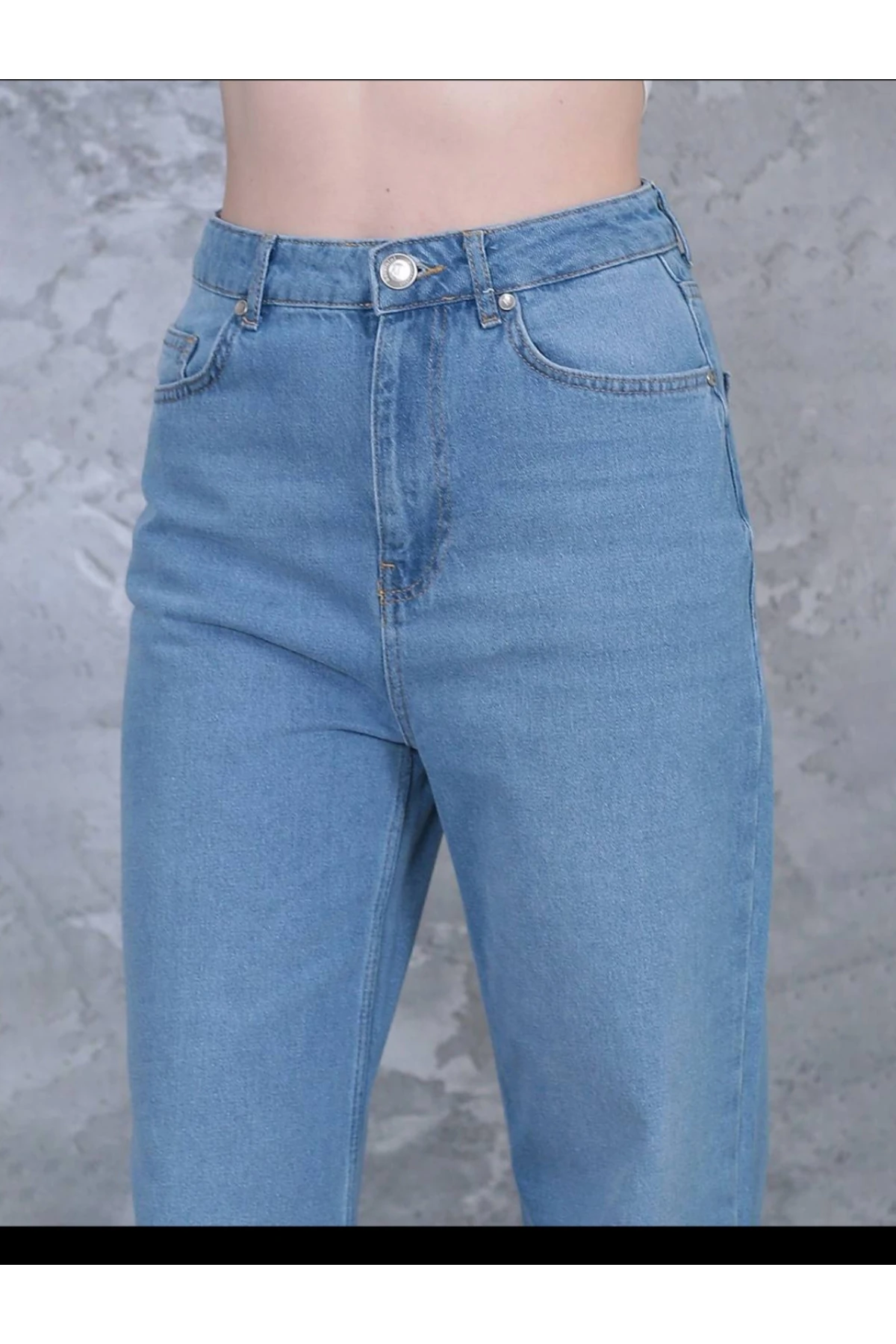 Açık mavi Palazzo jeans