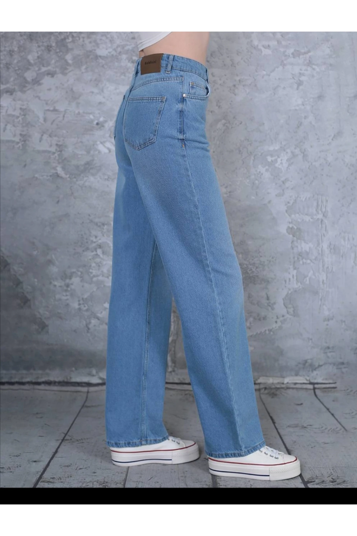 Açık mavi Palazzo jeans