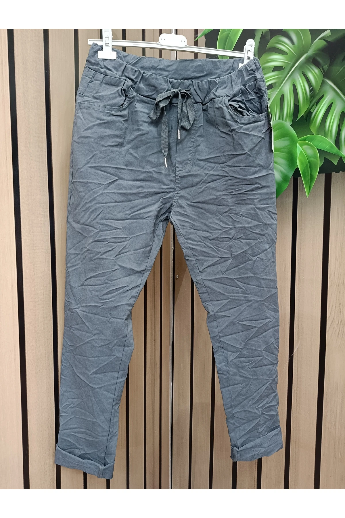 İtalyan antrasit gri pantolon