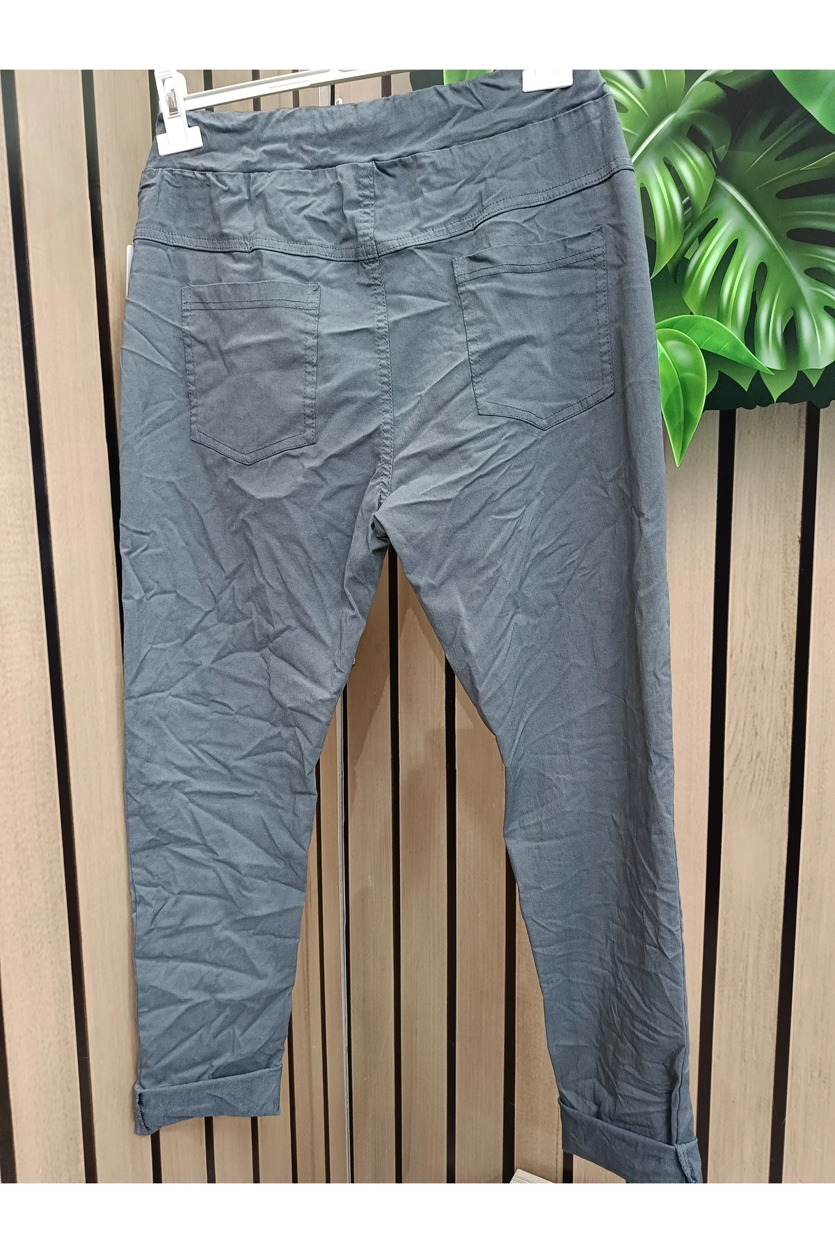 İtalyan antrasit gri pantolon