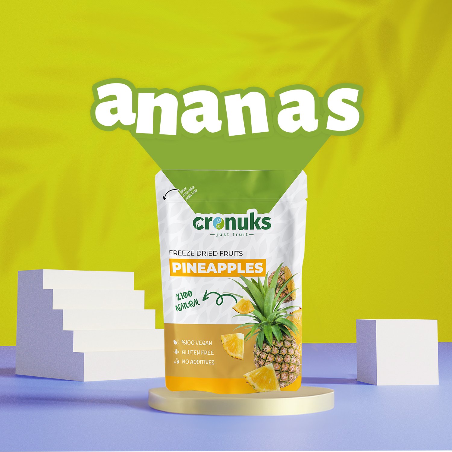 Freeze Dried Ananas