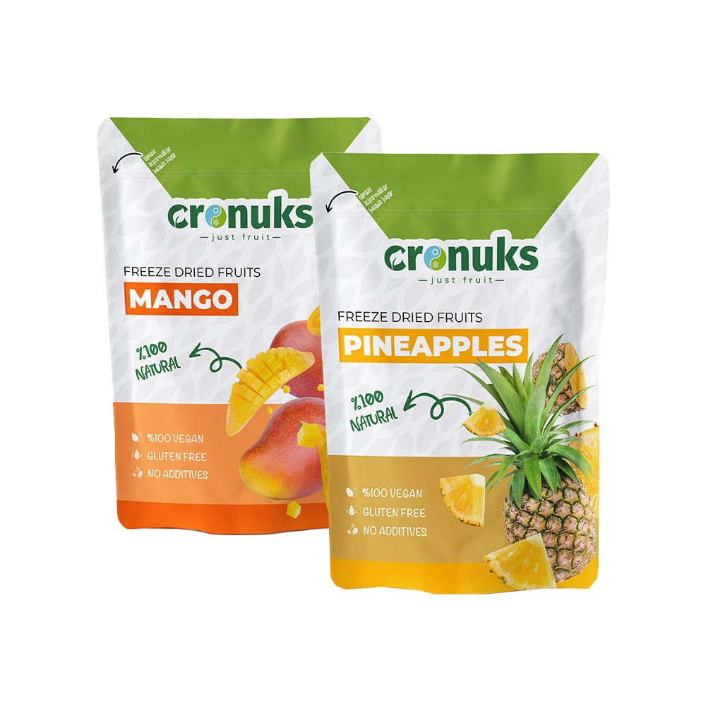 Freeze Dried 2'li Tropikal Meyveler Mango - Ananas