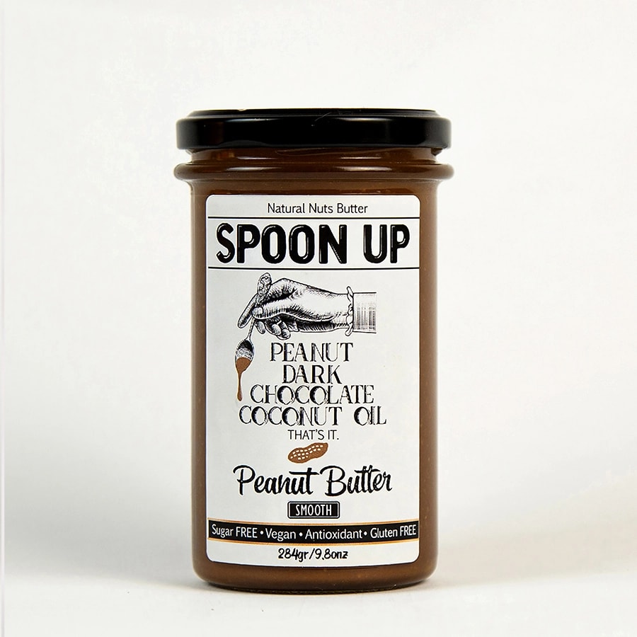 YENİ-%100 ŞEKERSİZ BİTTER ÇİKOLATALI FISTIK EZMESİ 284g(SMOOTH) *şeker ilavesiz,glutensiz,vegan