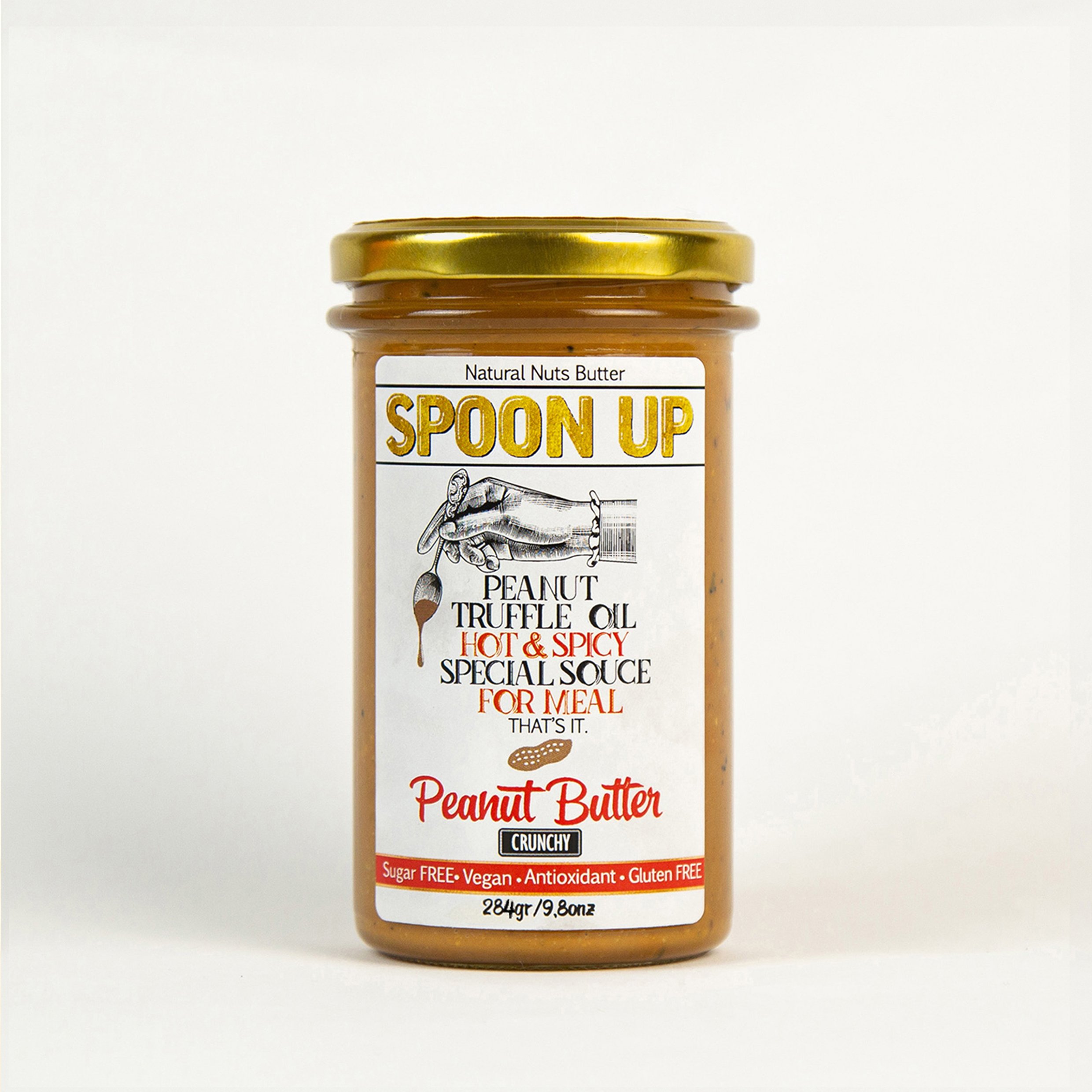 SPOONUP TRÜFLÜ&ACILI FISTIK EZMESİ 284gr