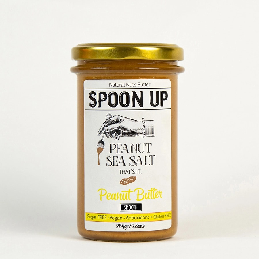 DENİZ TUZLU PÜRÜZSÜZ (SMOOTH) FISTIK EZMESİ 284gr *şeker ilavesiz,glutensiz,vegan