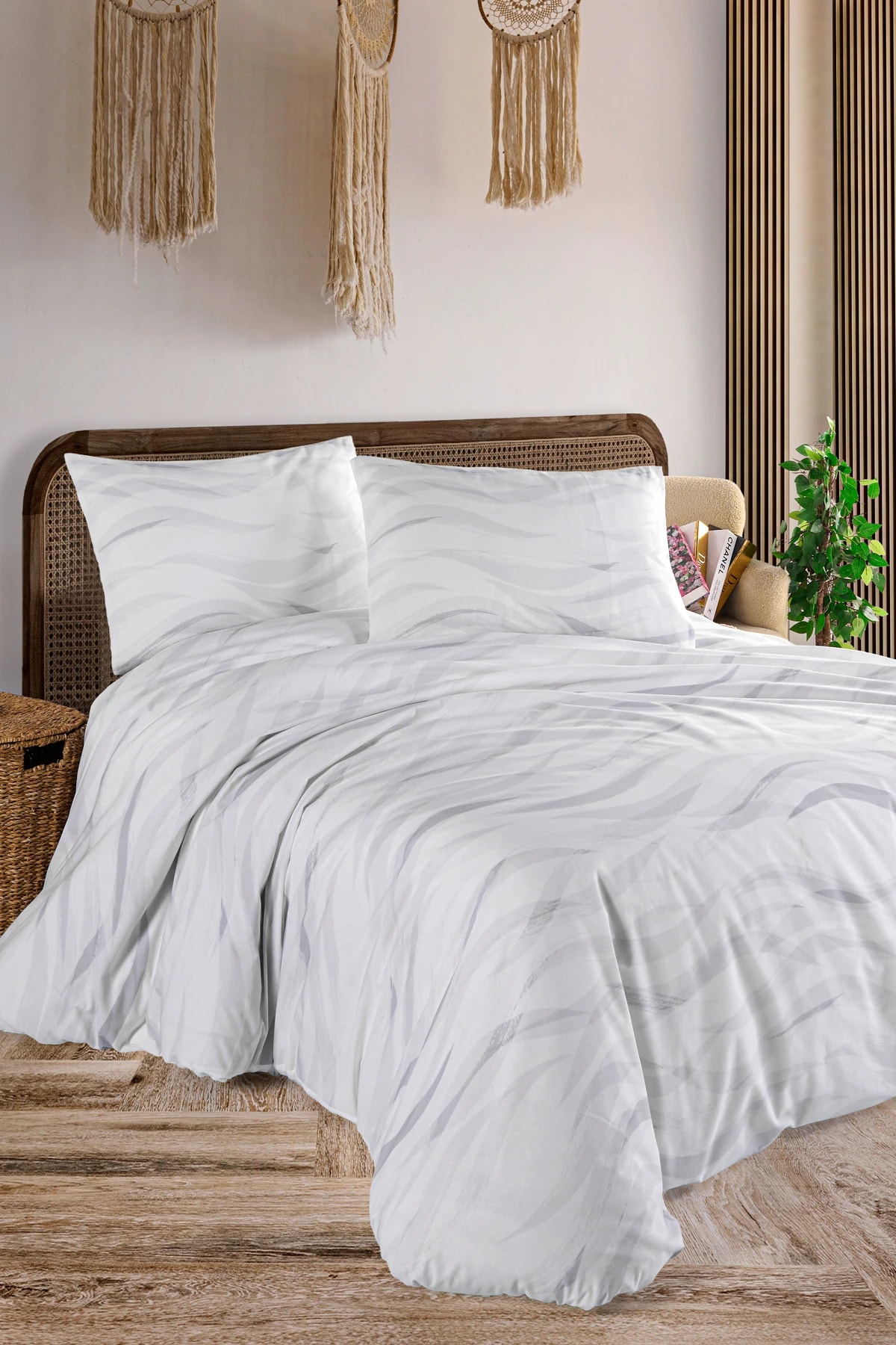 Wave %100 Pamuk Çift Kişilik Nevresim Seti