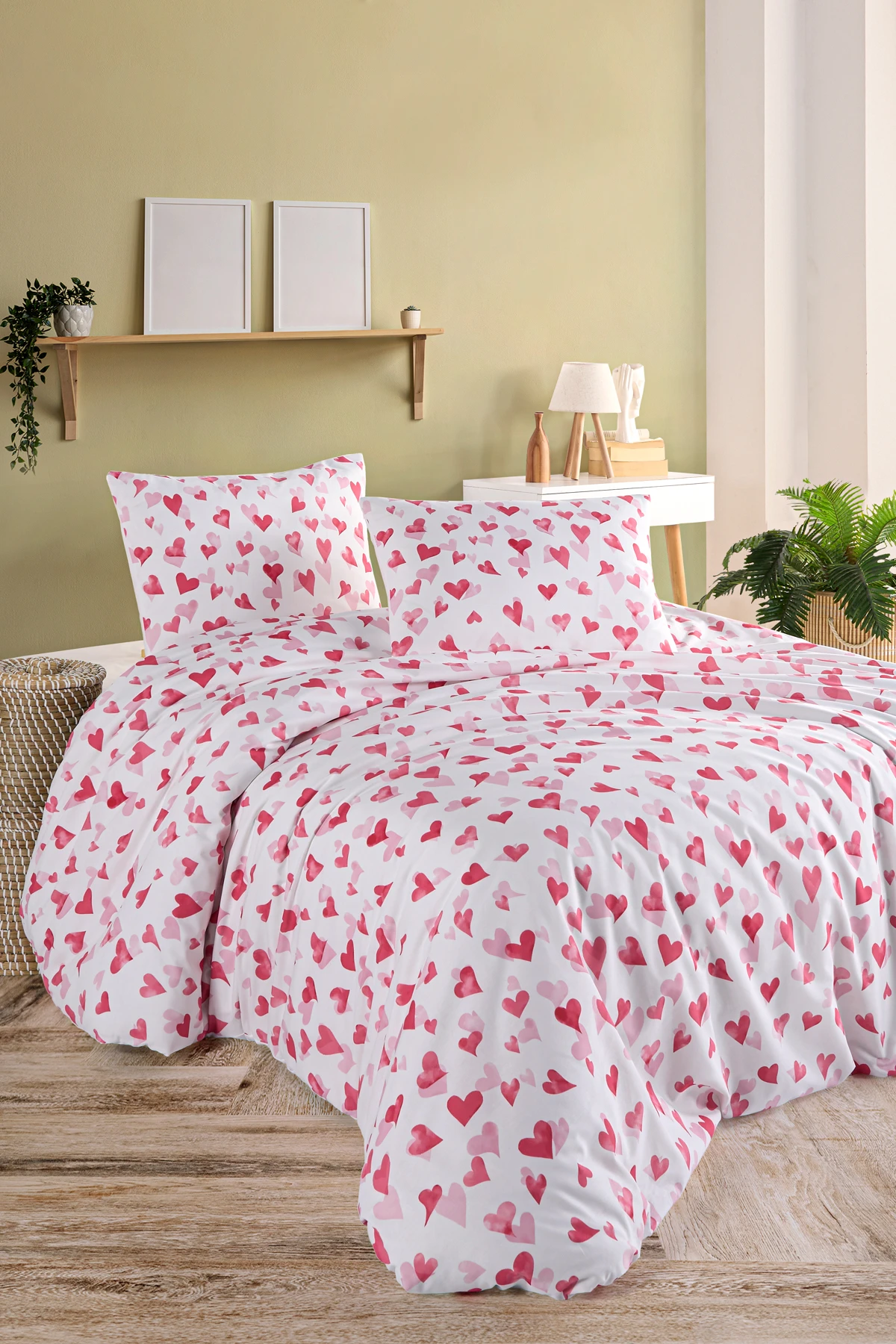 Love %100 Pamuk Çift Kişilik Nevresim Seti