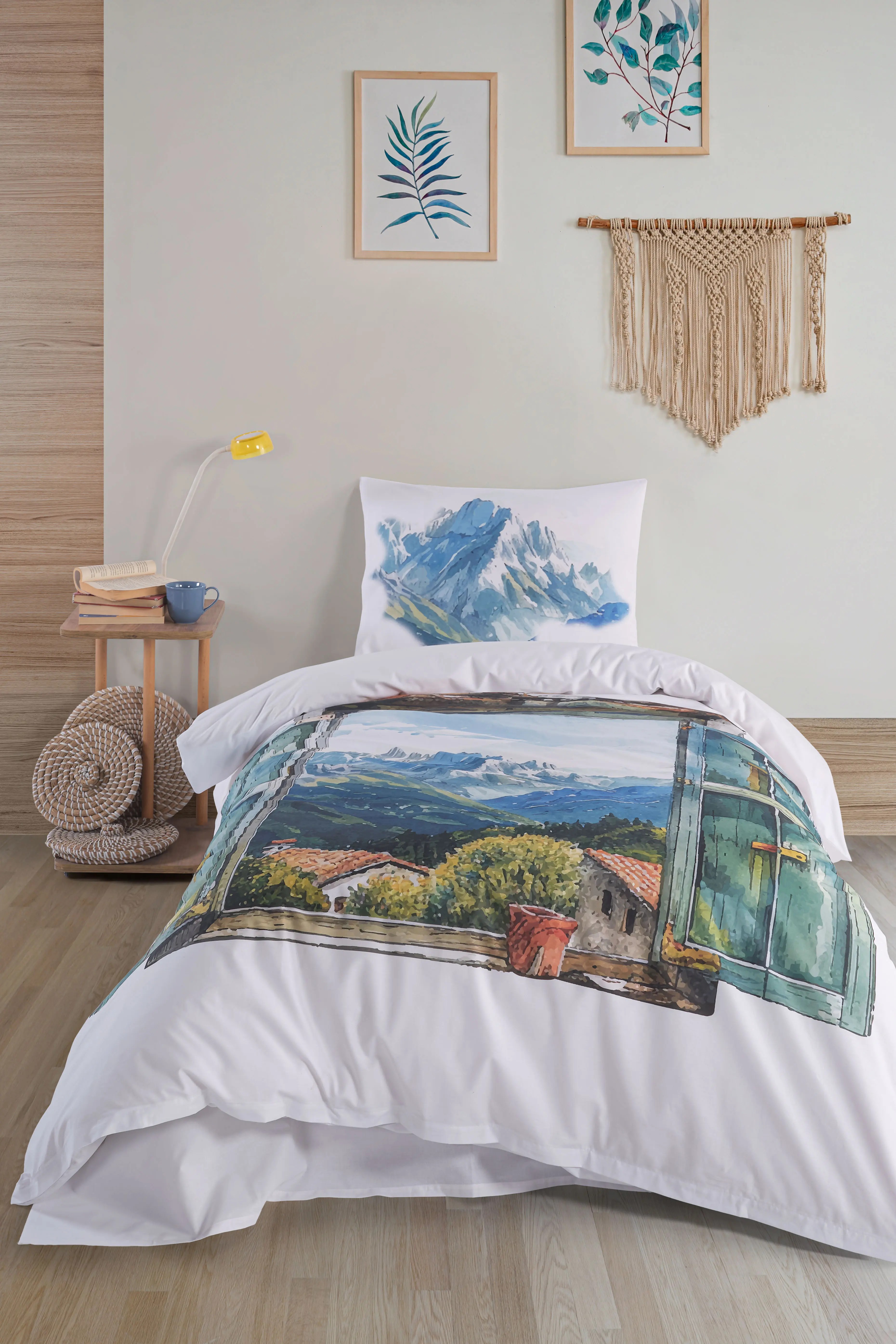 Alps %100 Pamuk Tek Kişilik Nevresim Takımı
