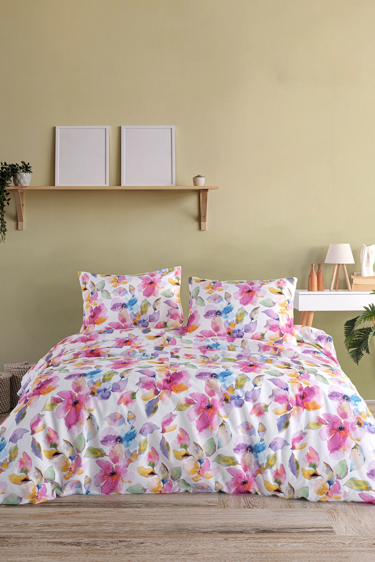 Flowers %100 Pamuk Nevresim Takımı